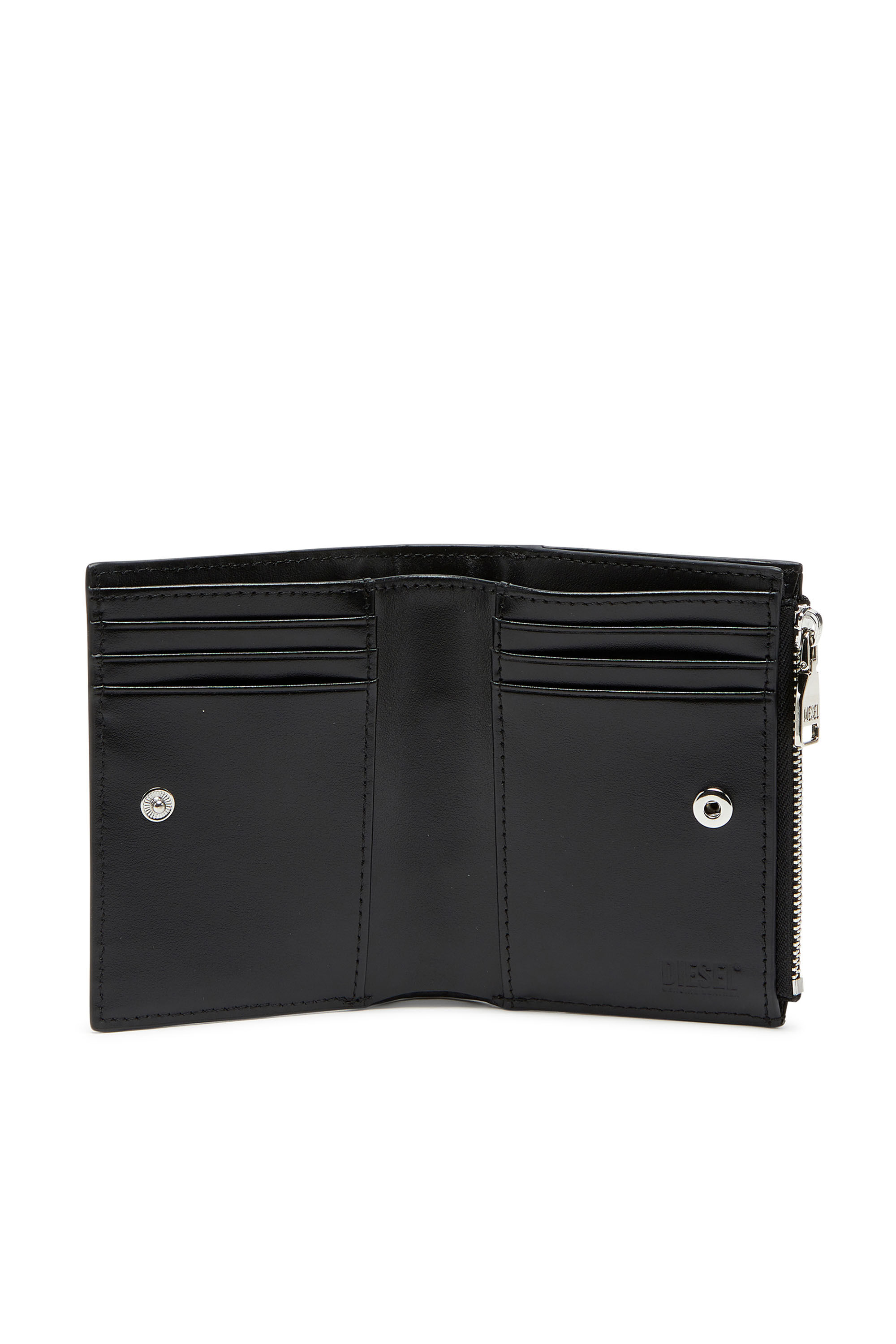 【​限​定​販​売​】 glossy in wallet Small Women's leather Diesel | Black | 小物