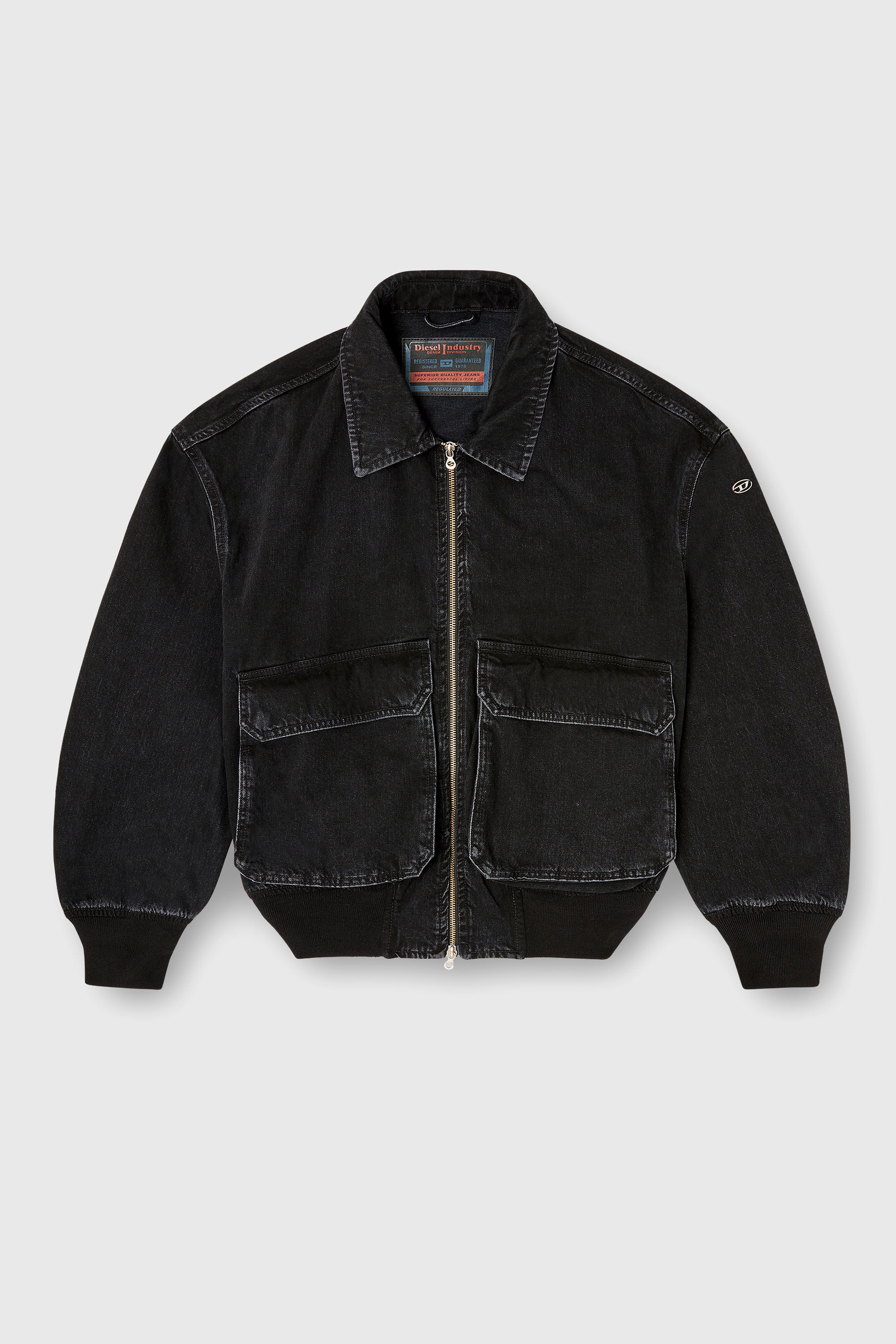 Women's Jacket in denim | Black | Diesel {{Country}}