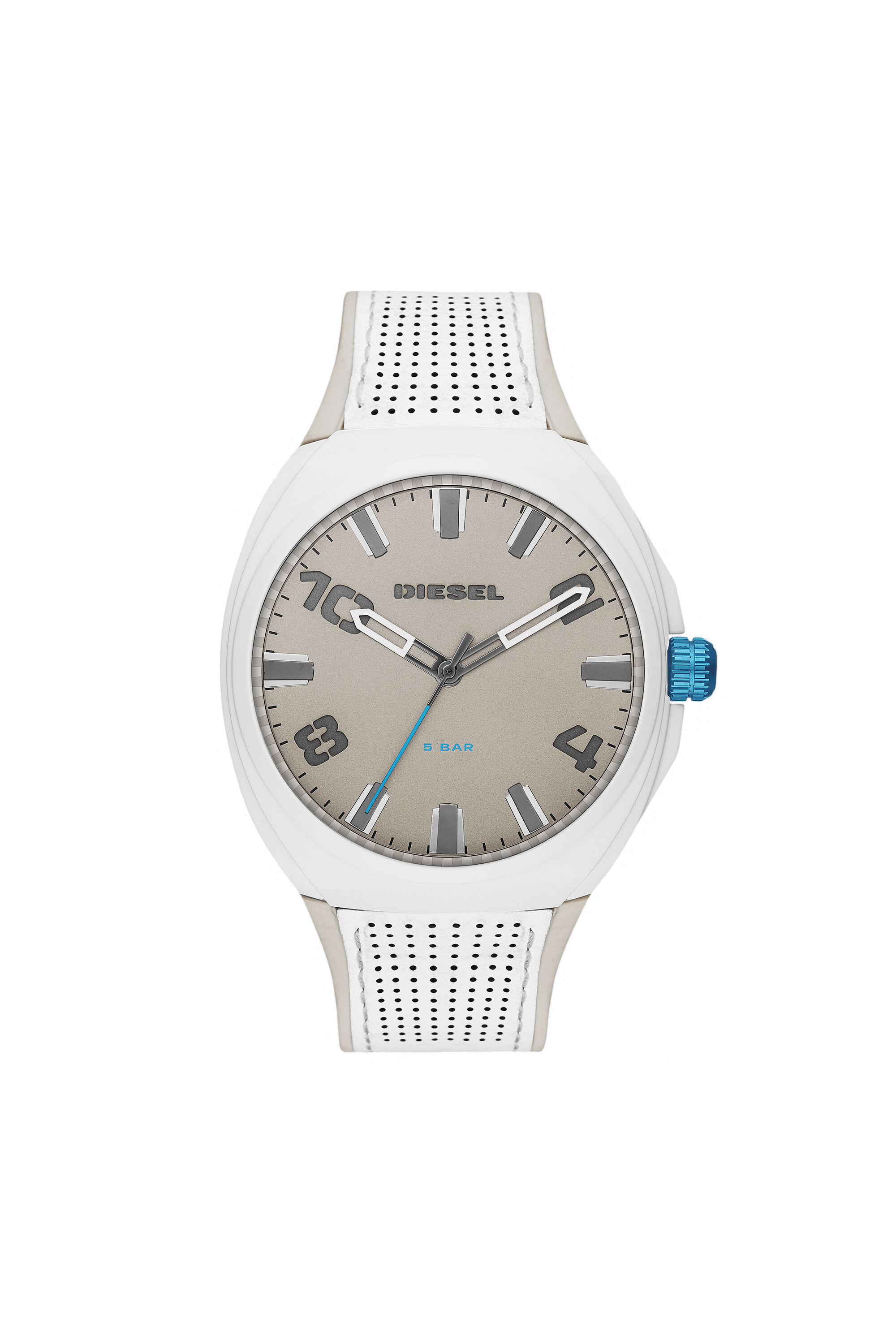 DZ1884 Man: Stigg white and gray silicone watch | Diesel