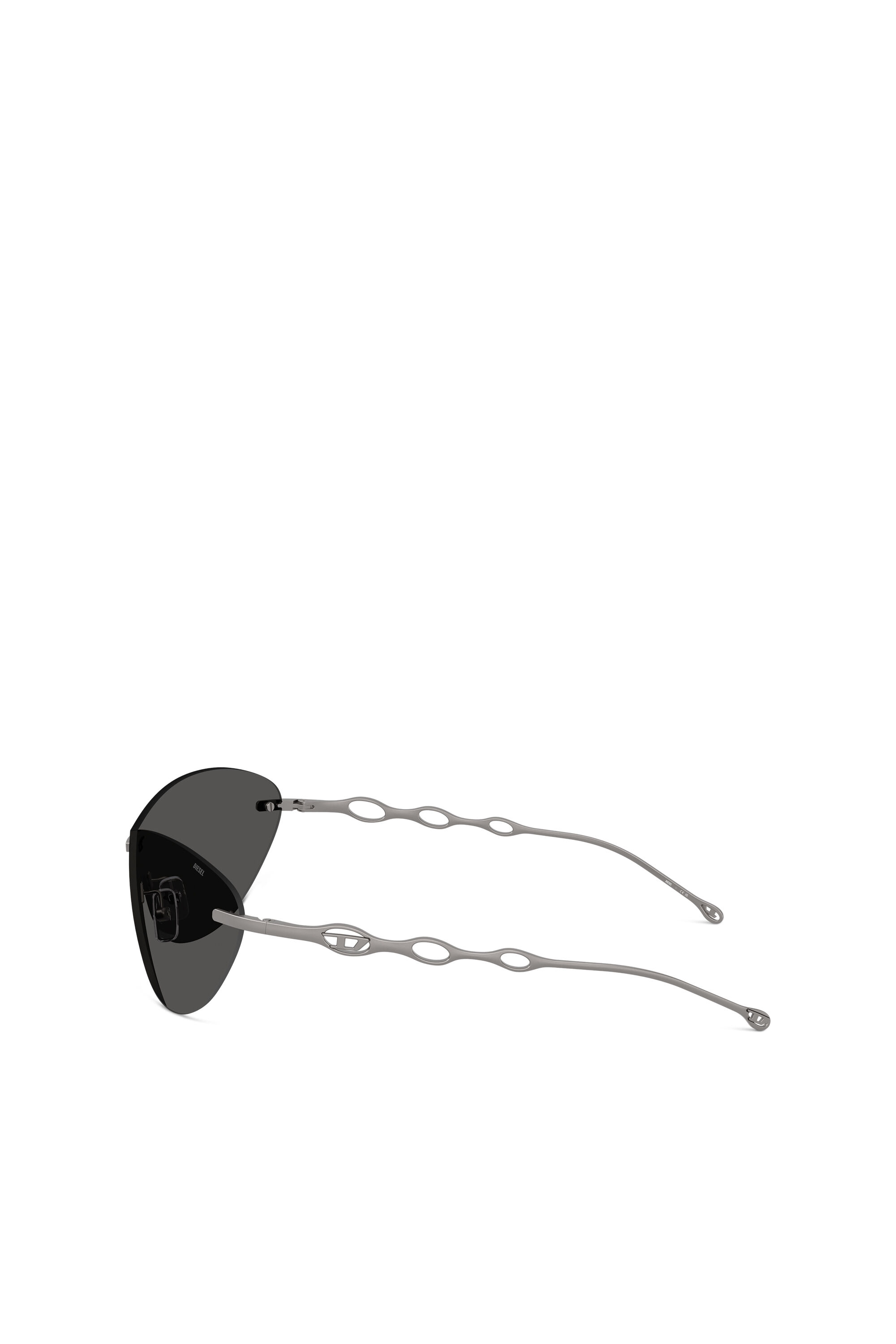 Women's Iconic oval sunglasses | Grey | Diesel