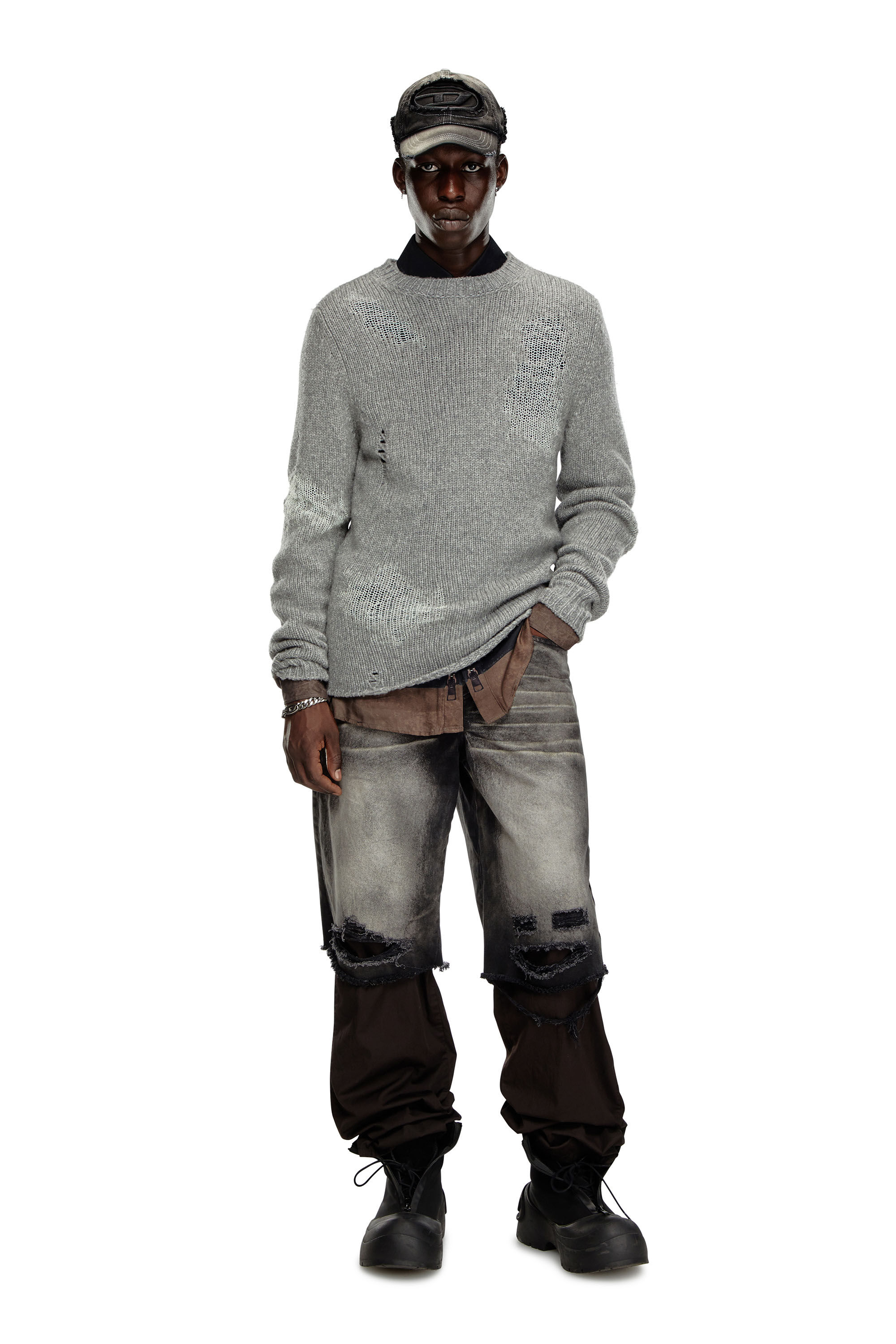 Diesel grey jumper deals