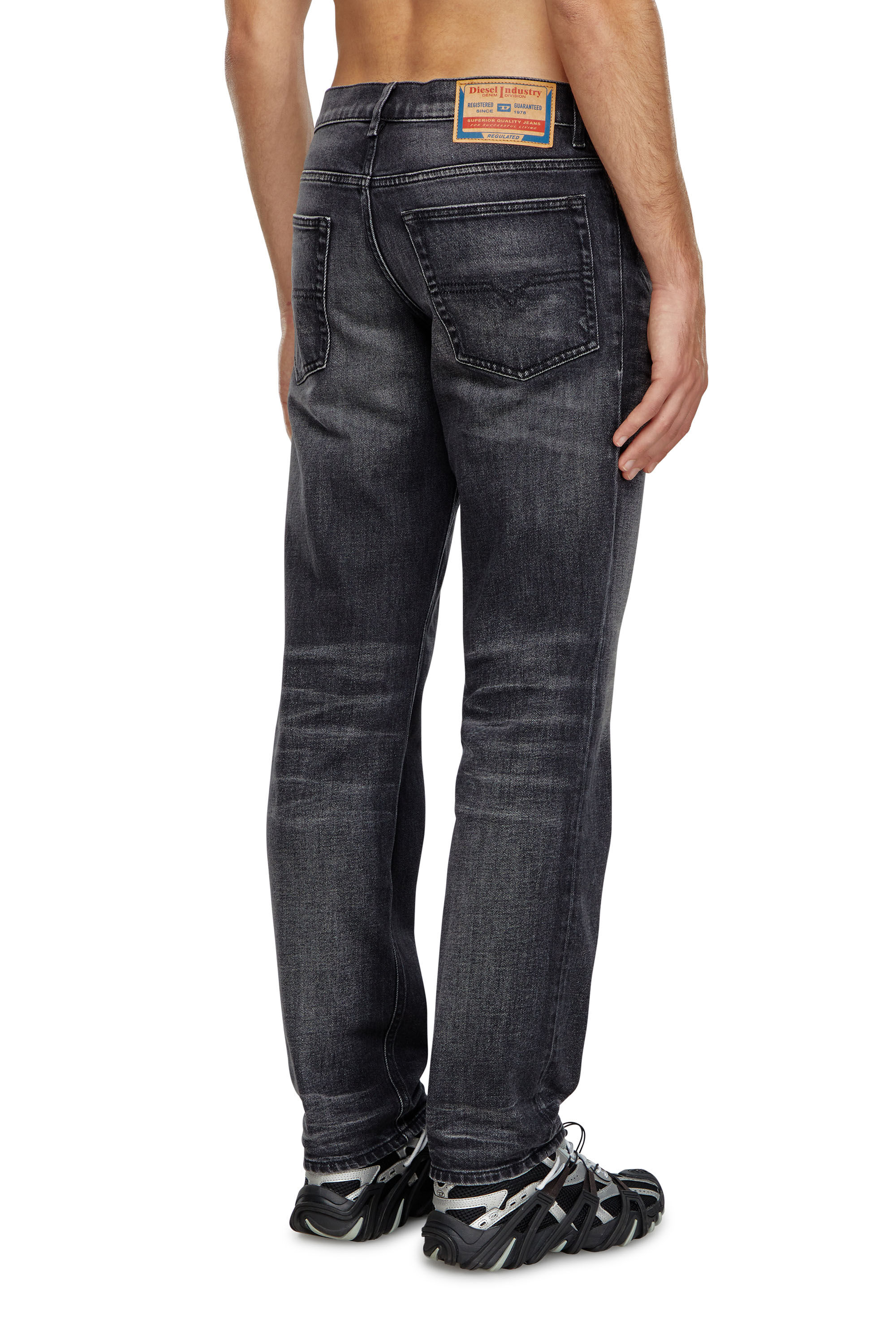 Men's Regular Jeans | Black/Dark grey | Diesel 2023 D-Finitive