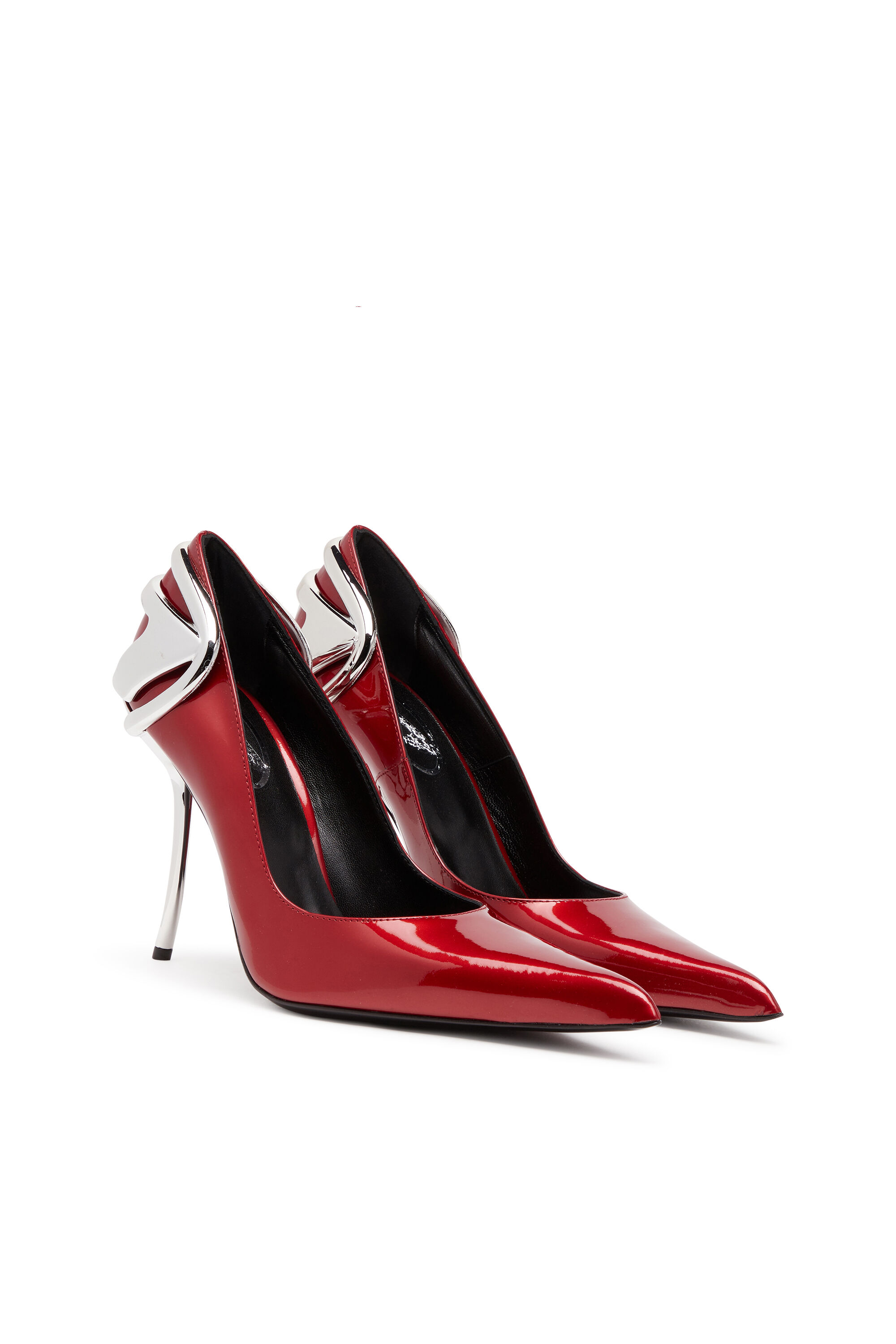 クリスチャンディオール　ミュール　レッドサイズ36 CHRISTIAN DIOR Red Lace Mules IT 36.5 – NOU