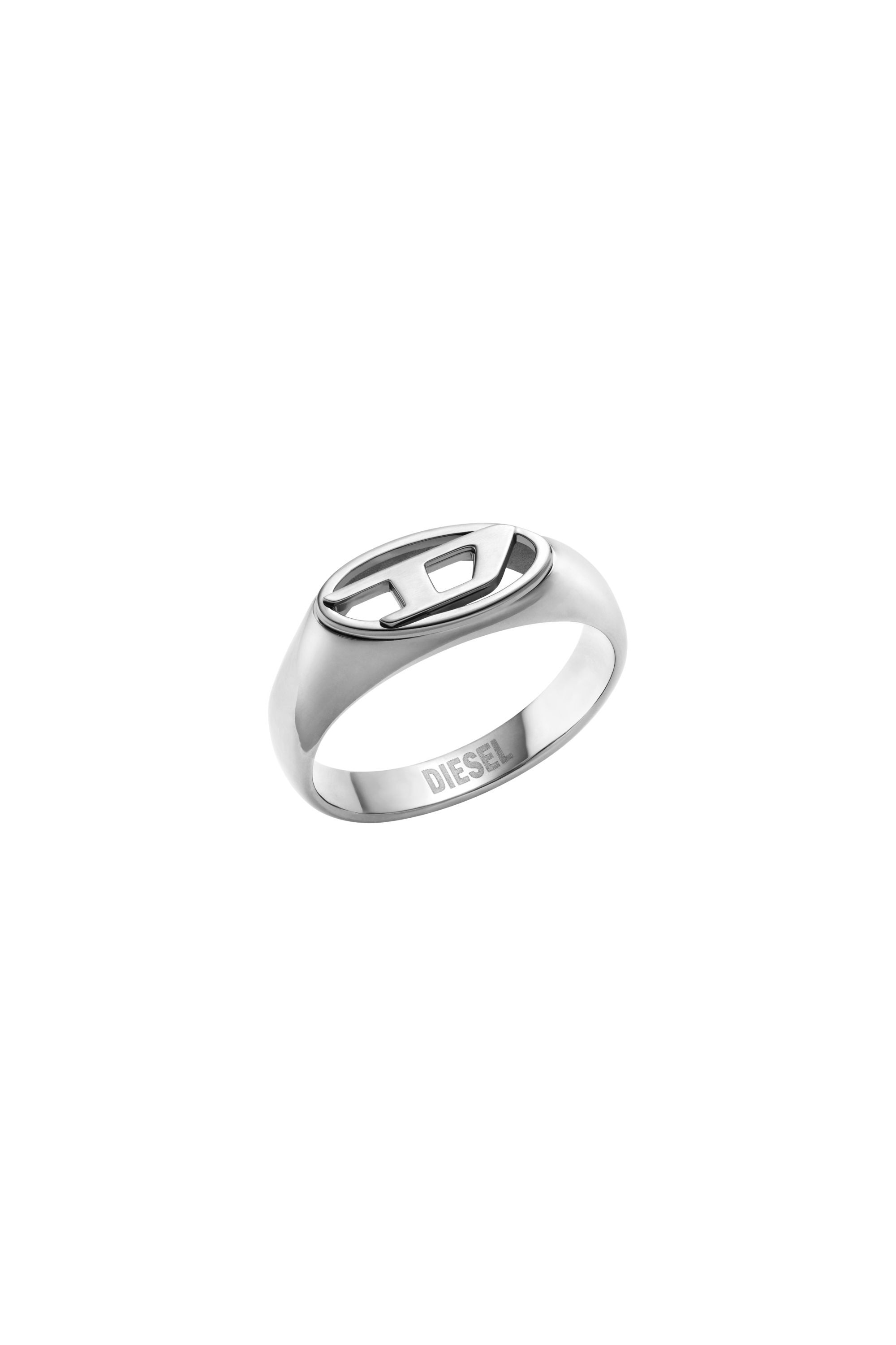 Women's Stainless Steel Signet Ring | Silver | Diesel {{Country}}
