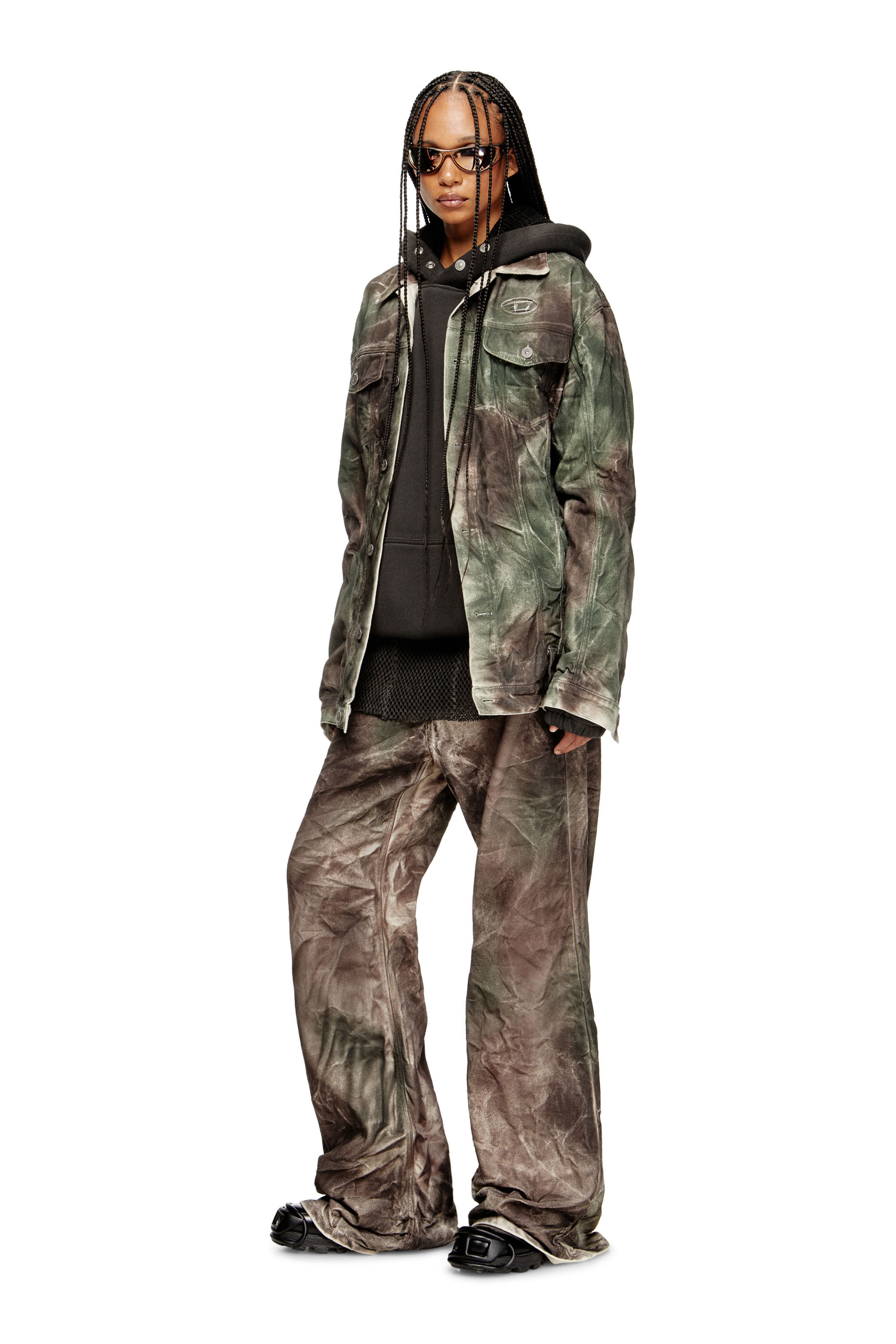 J-THUG-JKT, Brown/Green