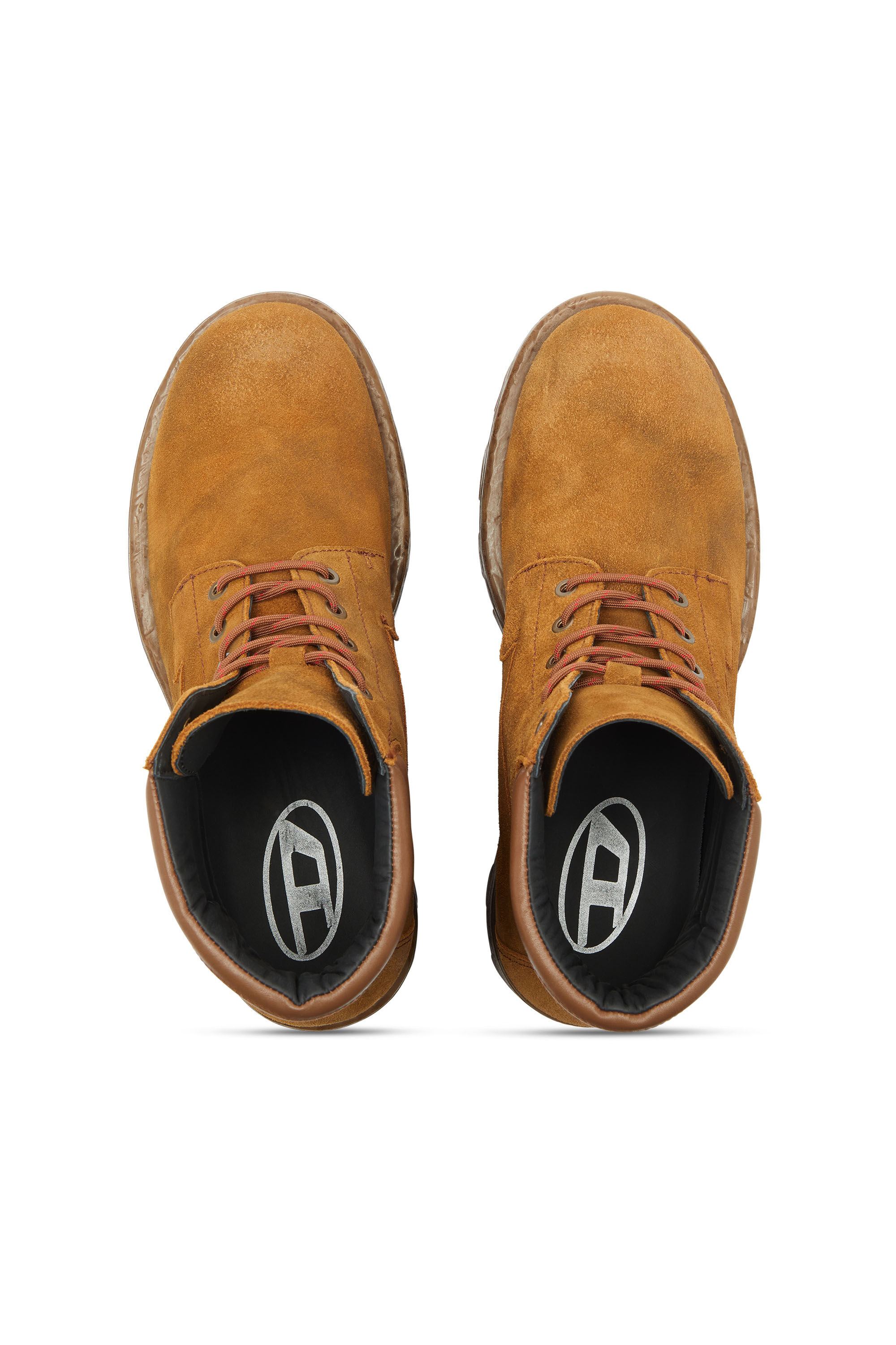 Diesel - D-HAMMER LACE UP, Man's D-Hammer - Combat boots in suede and leather in null - 4