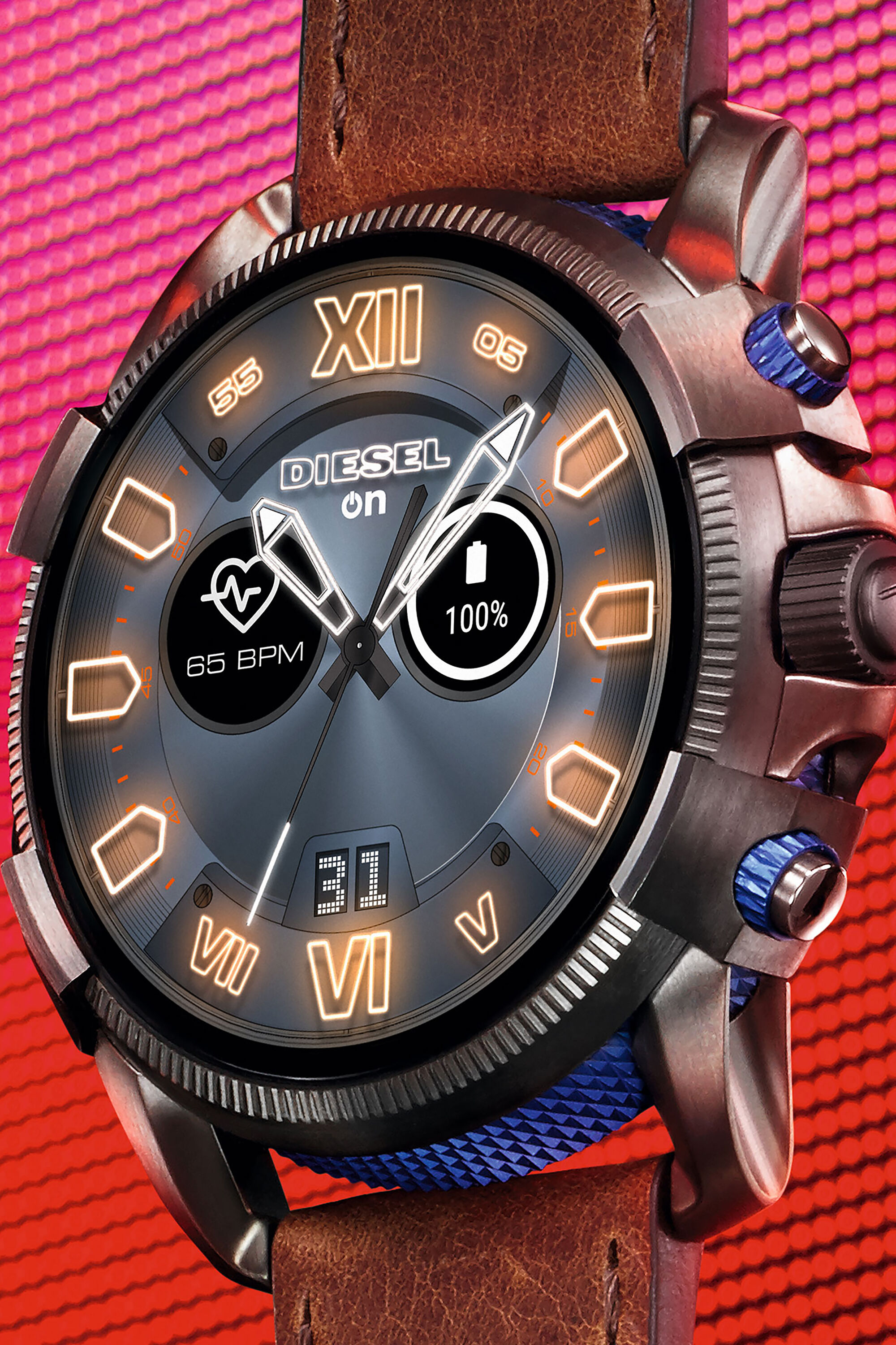 Diesel touchscreen smartwatch sales full guard 2.5