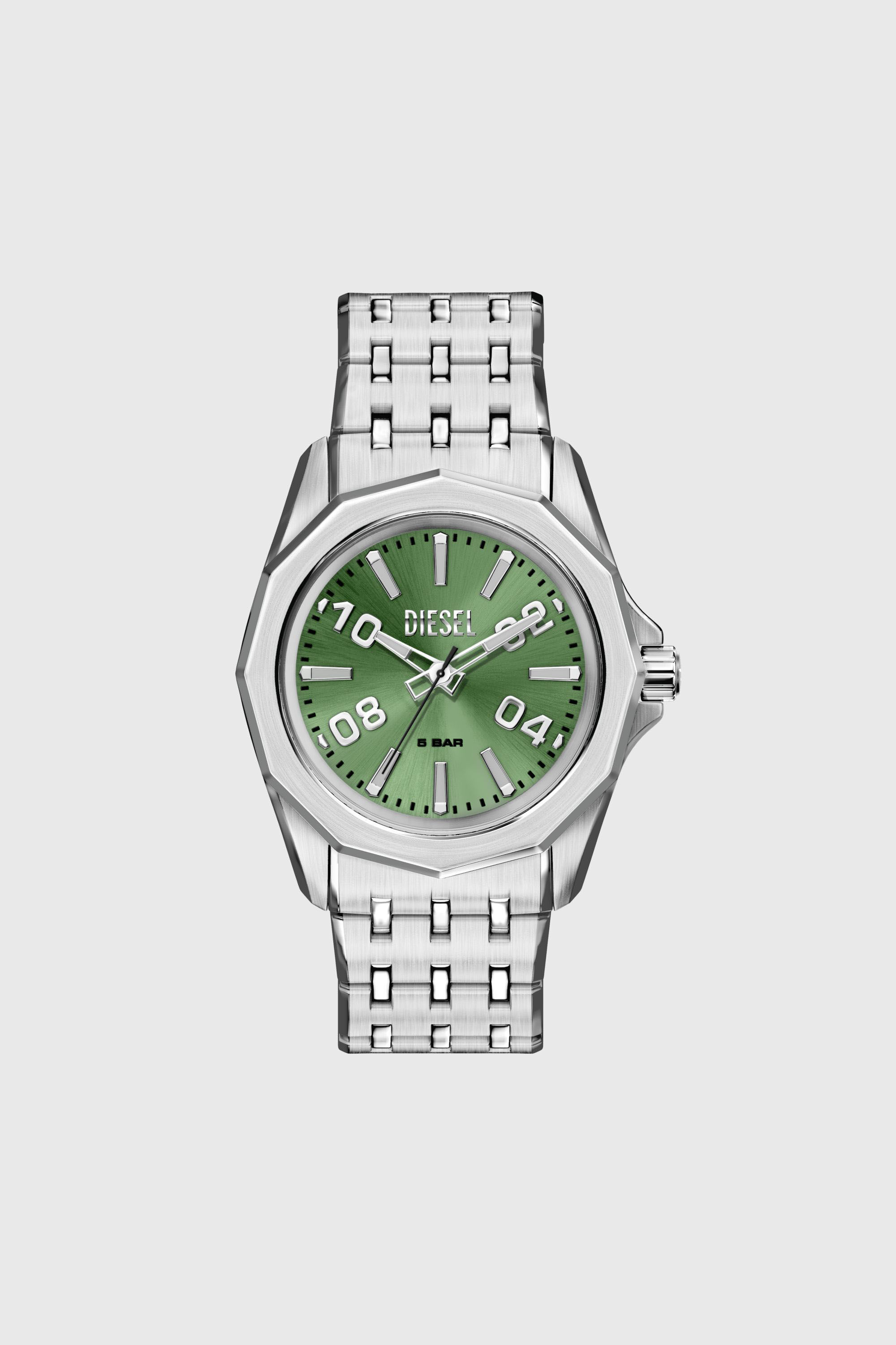 Men's Stinger stainless steel watch | Silver | Diesel TR