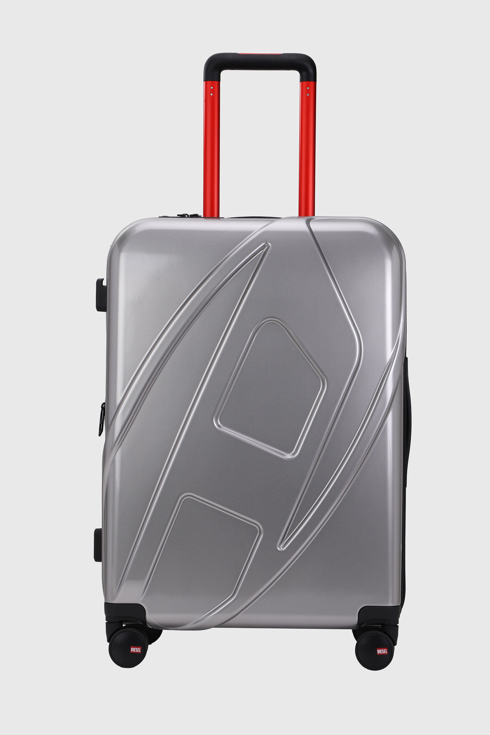 Diesel - LU0043 HARD LUGGAGE - DSL012, Unisex's Oval D suitcase size M in Grey - 1