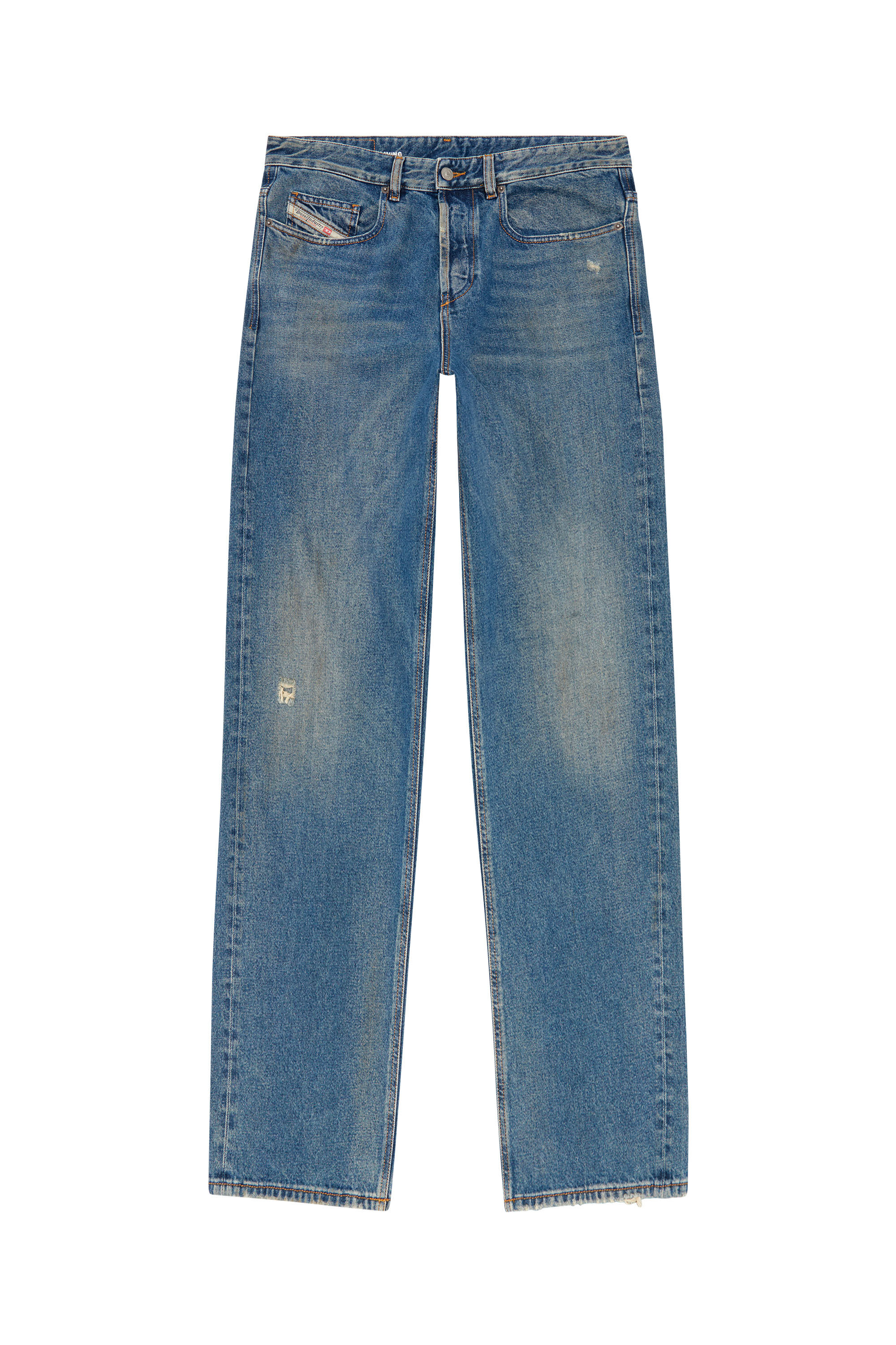 Men's Oversize Straight Jeans 2001 D-Macro | Blue | Diesel