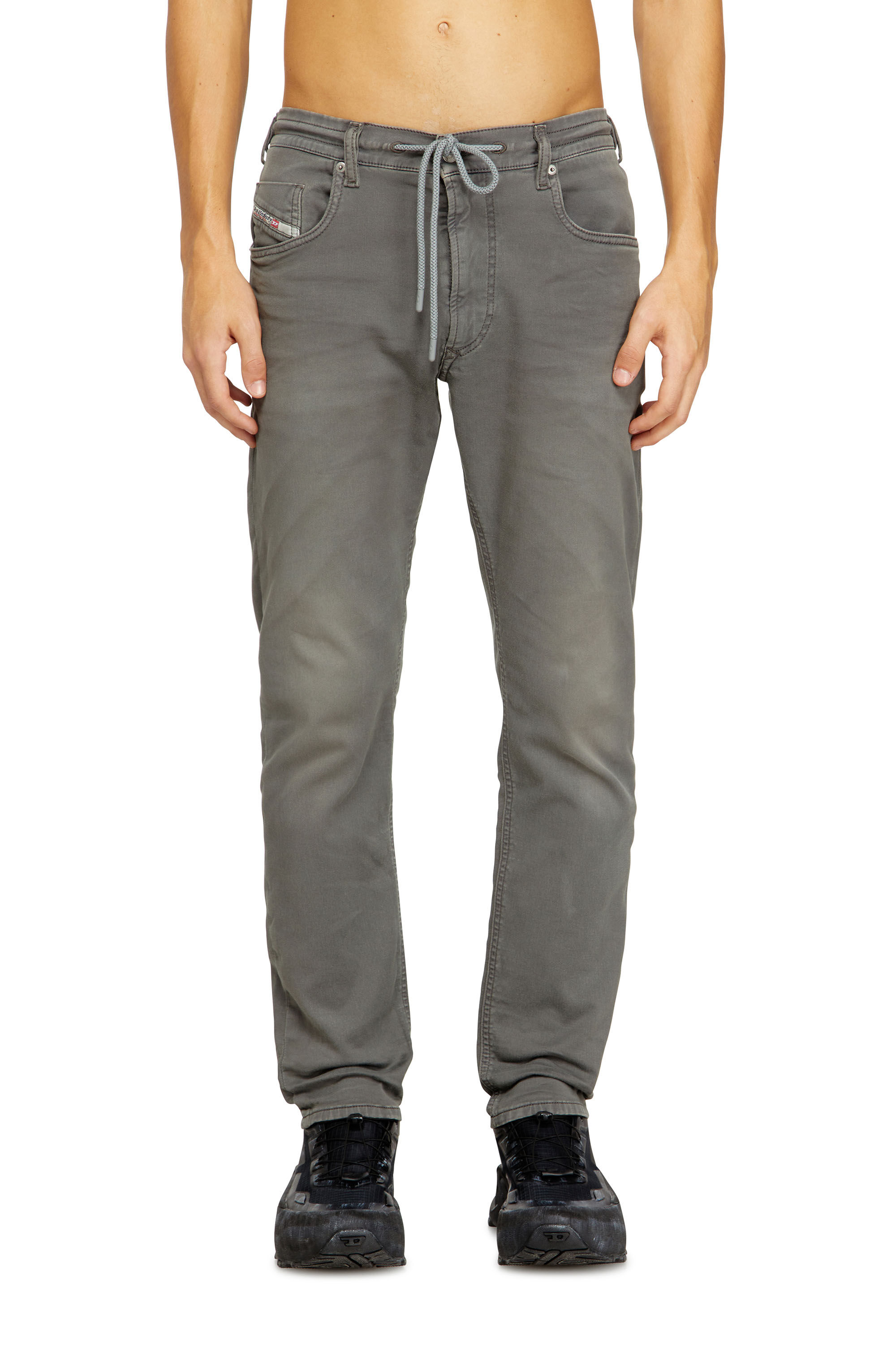 Diesel - Man's Regular 2032 D-Krooley Joggjeans&reg; 0670M, Grey - 3