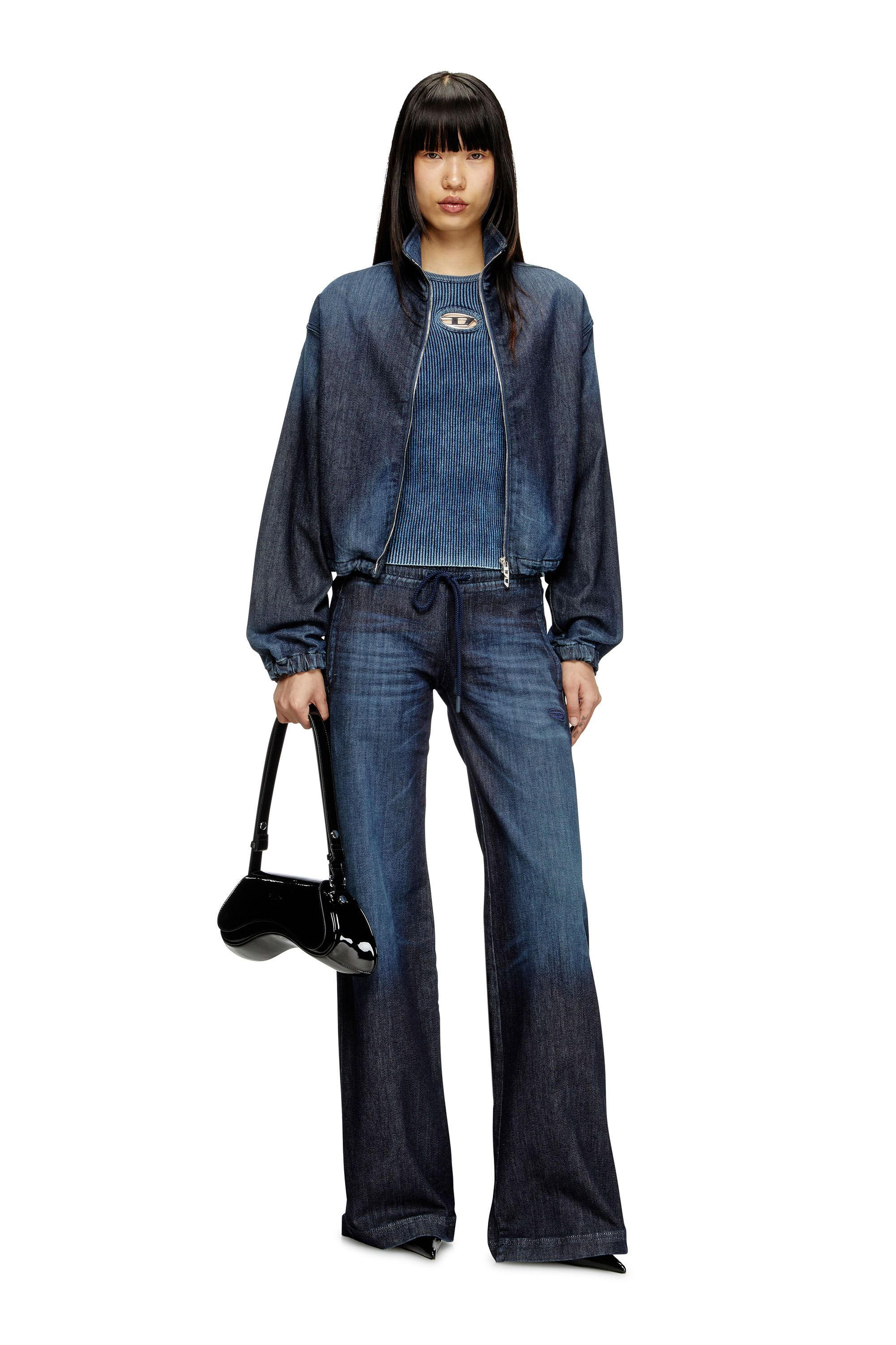 ◆DIESEL◆ M Clarksville Knit Dark Blue A057700HEAS81E A0577 Buy Diesel women blue m-clarksville tube top for £123 online