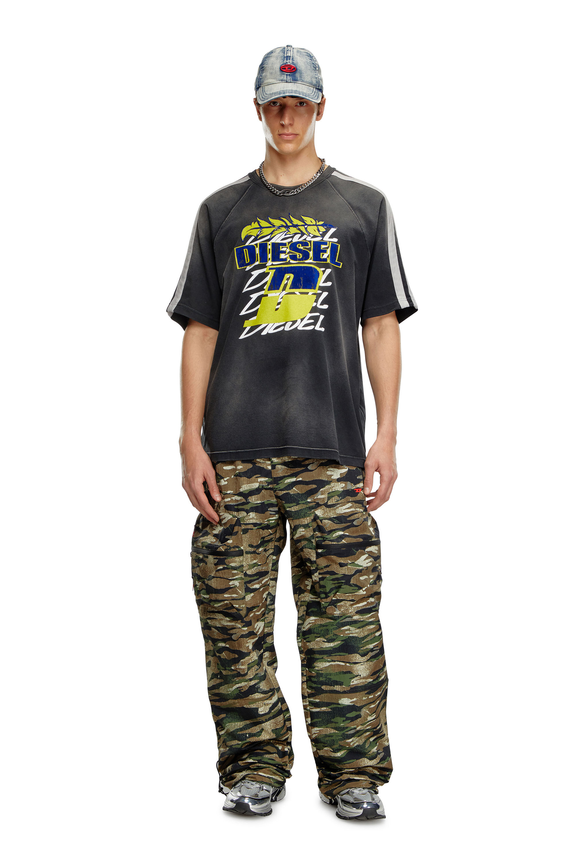 Camo printed pants discount