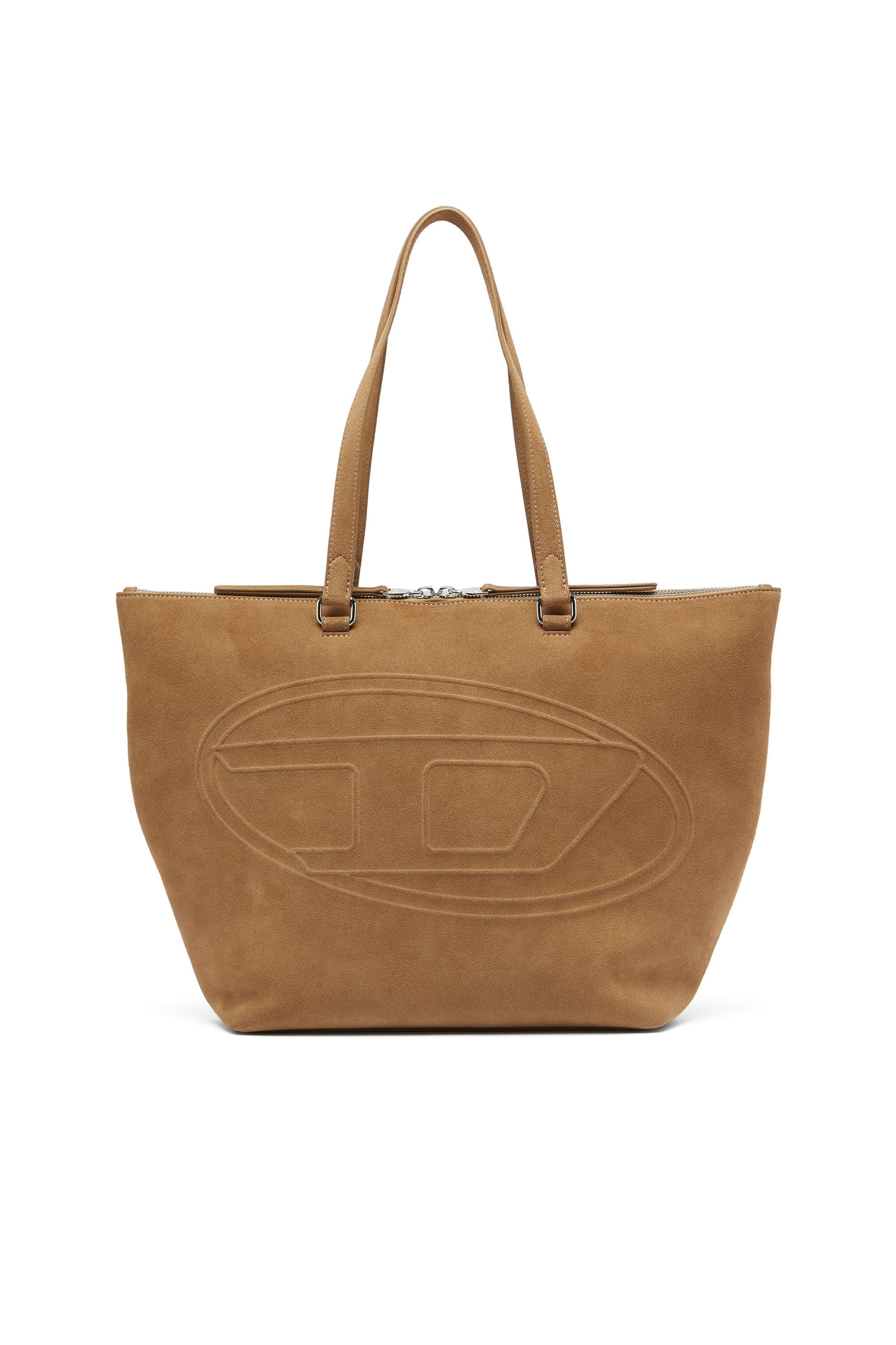 Diesel - 1DR DOME TOTE E/W, Unisex's 1DR Dome-Suede tote with Oval D Logo in null - 1
