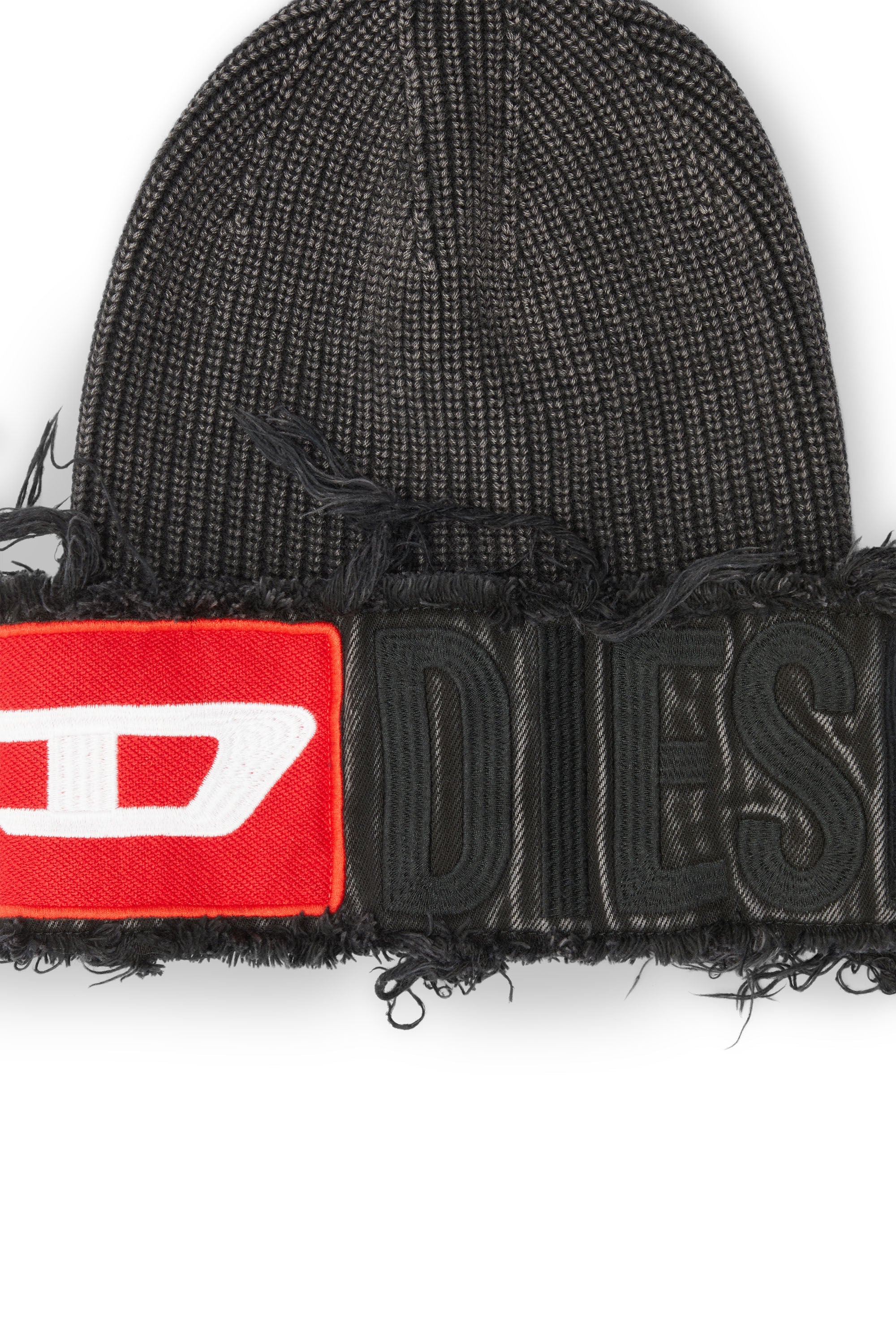 【定価3.1万円】DIESEL K-FROK フリンジ加工 ニット帽 極美.完売 K-FROK