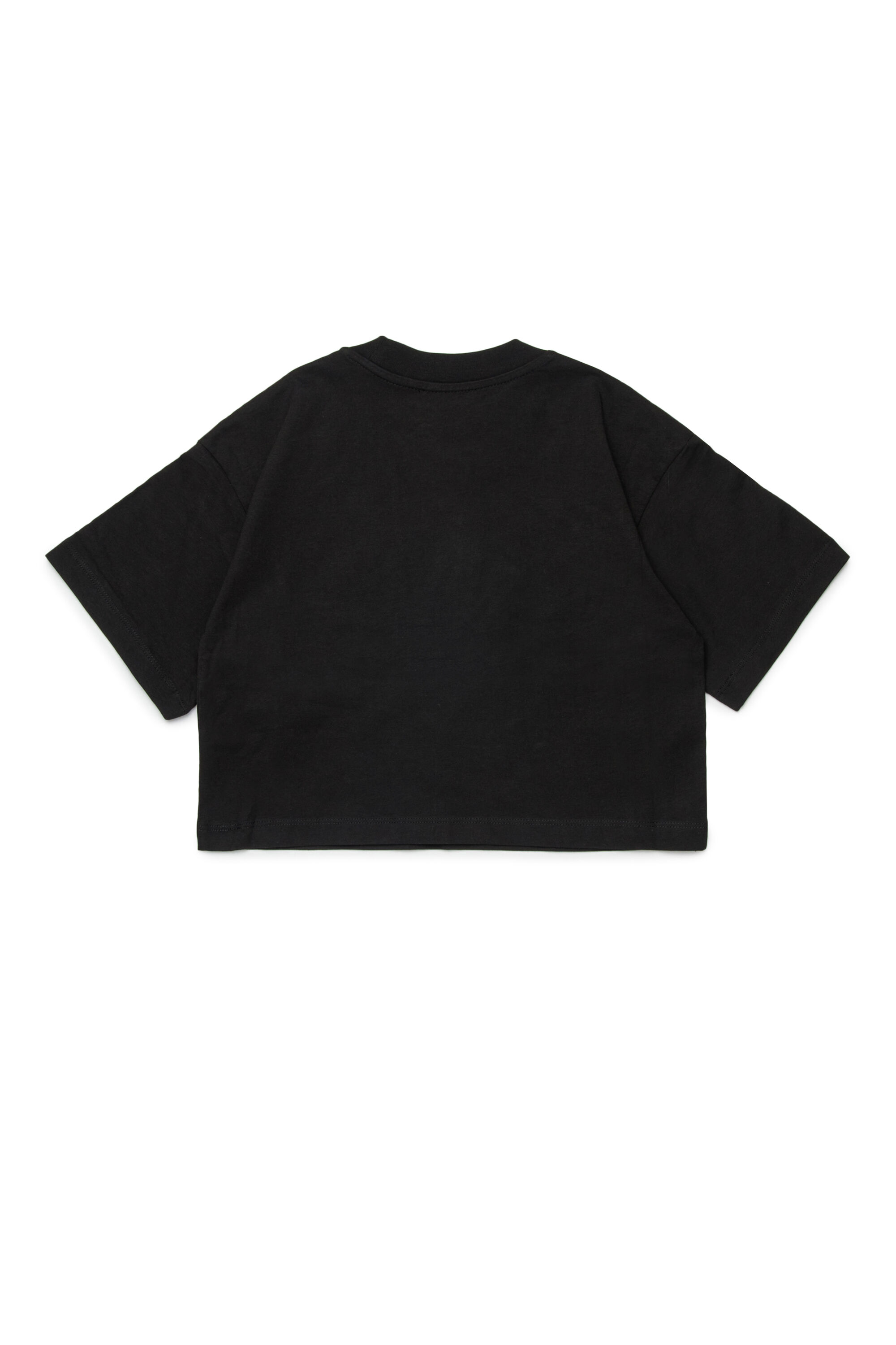 Diesel - TYLACE, Woman's Oversized T-shirt with patch in Black - 2