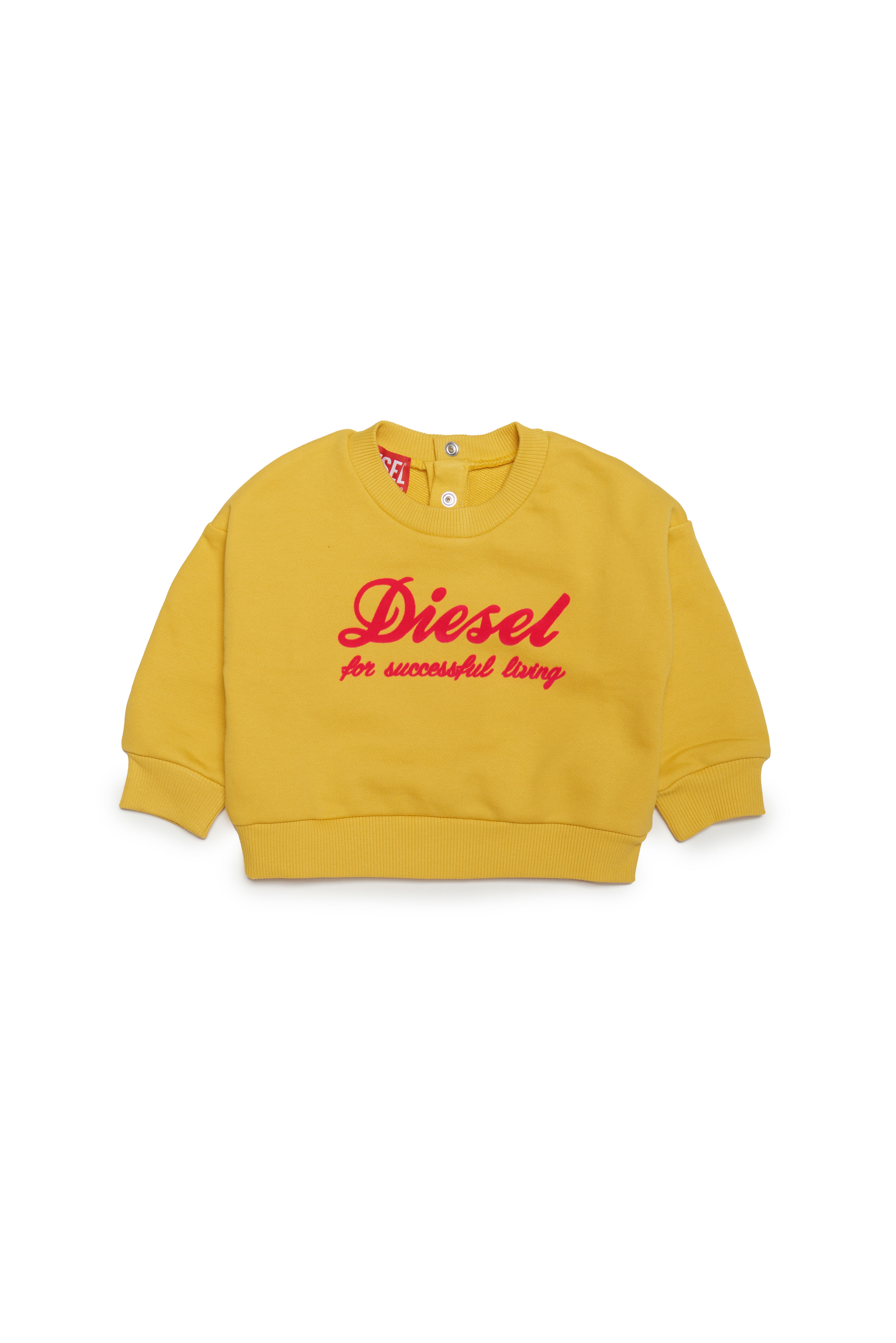 Yellow shop diesel sweatshirt