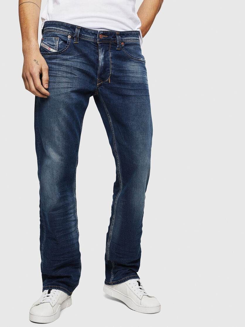 Larkee 0ad Men Straight Dark Blue Jeans Diesel