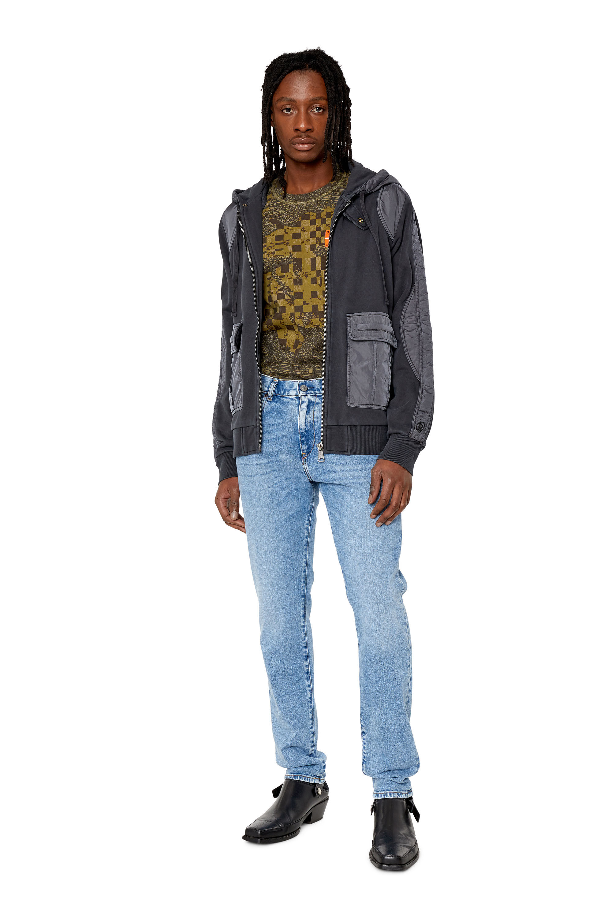 2019 D STRUKT Man Slim Light blue Jeans Diesel