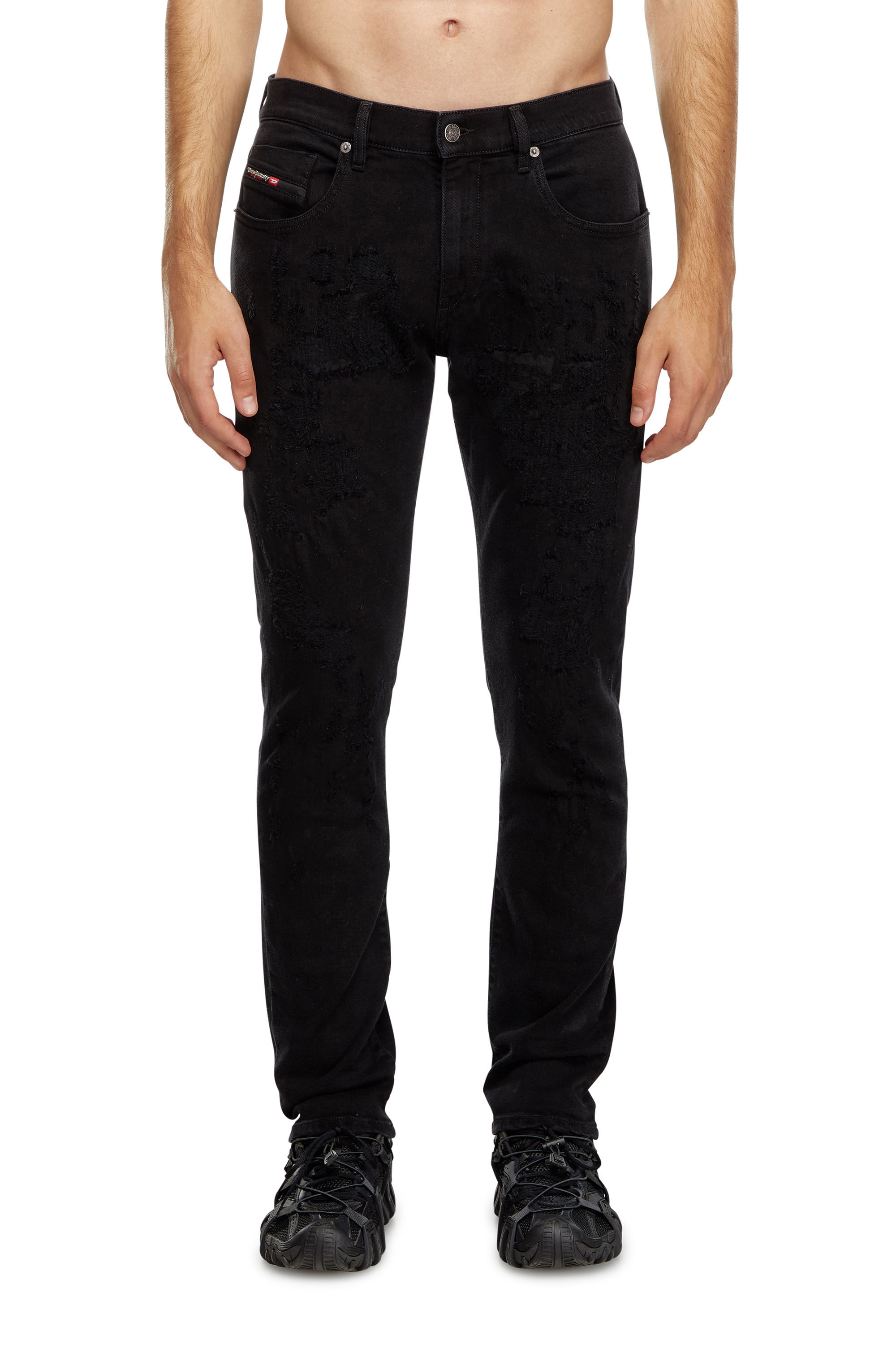 Men's Slim Jeans | Black/Dark grey | Diesel 2019 D-Strukt
