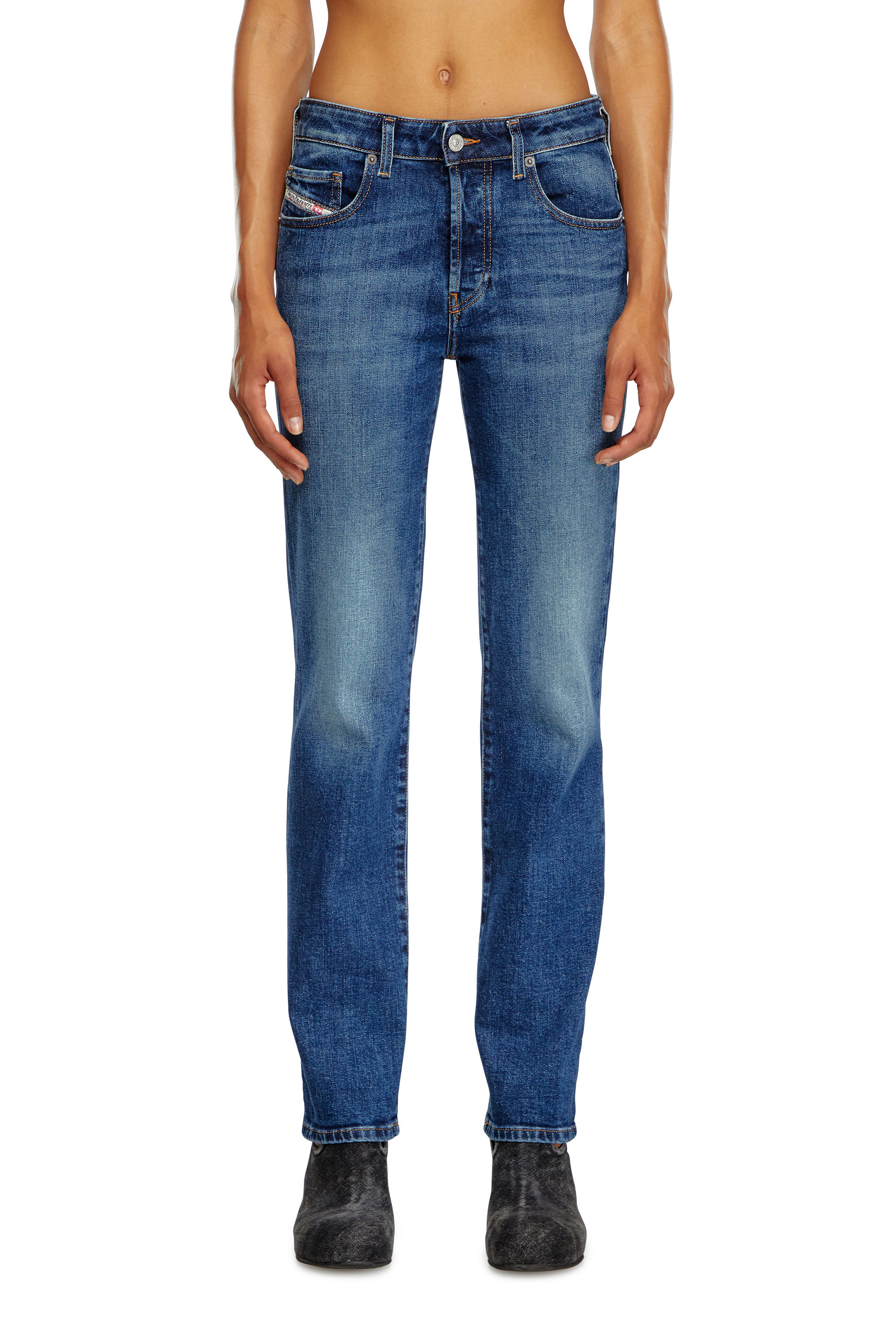 デニム・ジーパン DIESEL Woman Jeans Blue A0692509L48 01 Women's Relaxed Jeans | Medium blue | Diesel 1996 D-Sire