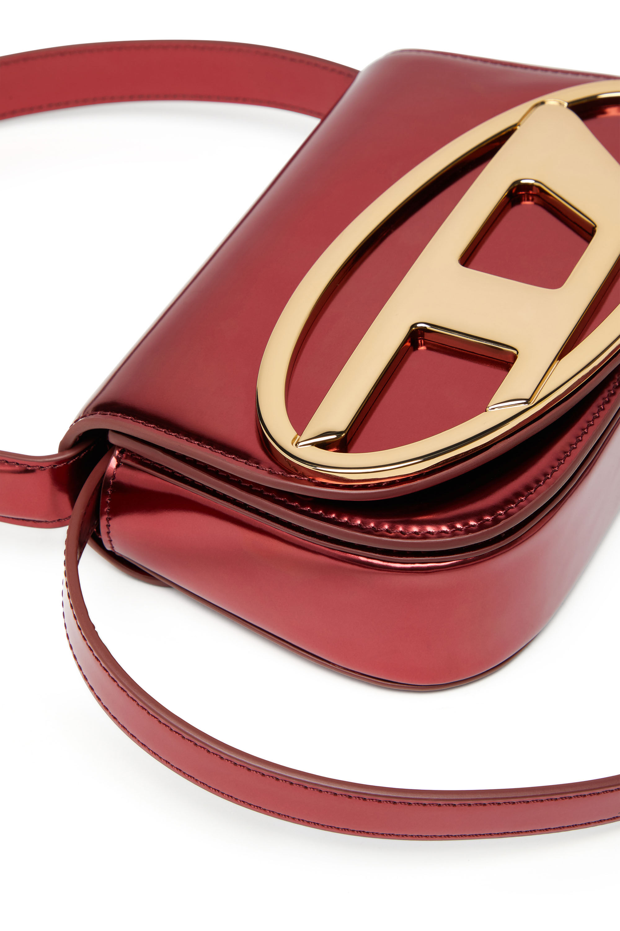 CL-1DR Woman: Dark red hue Leather shoulder bag | Diesel