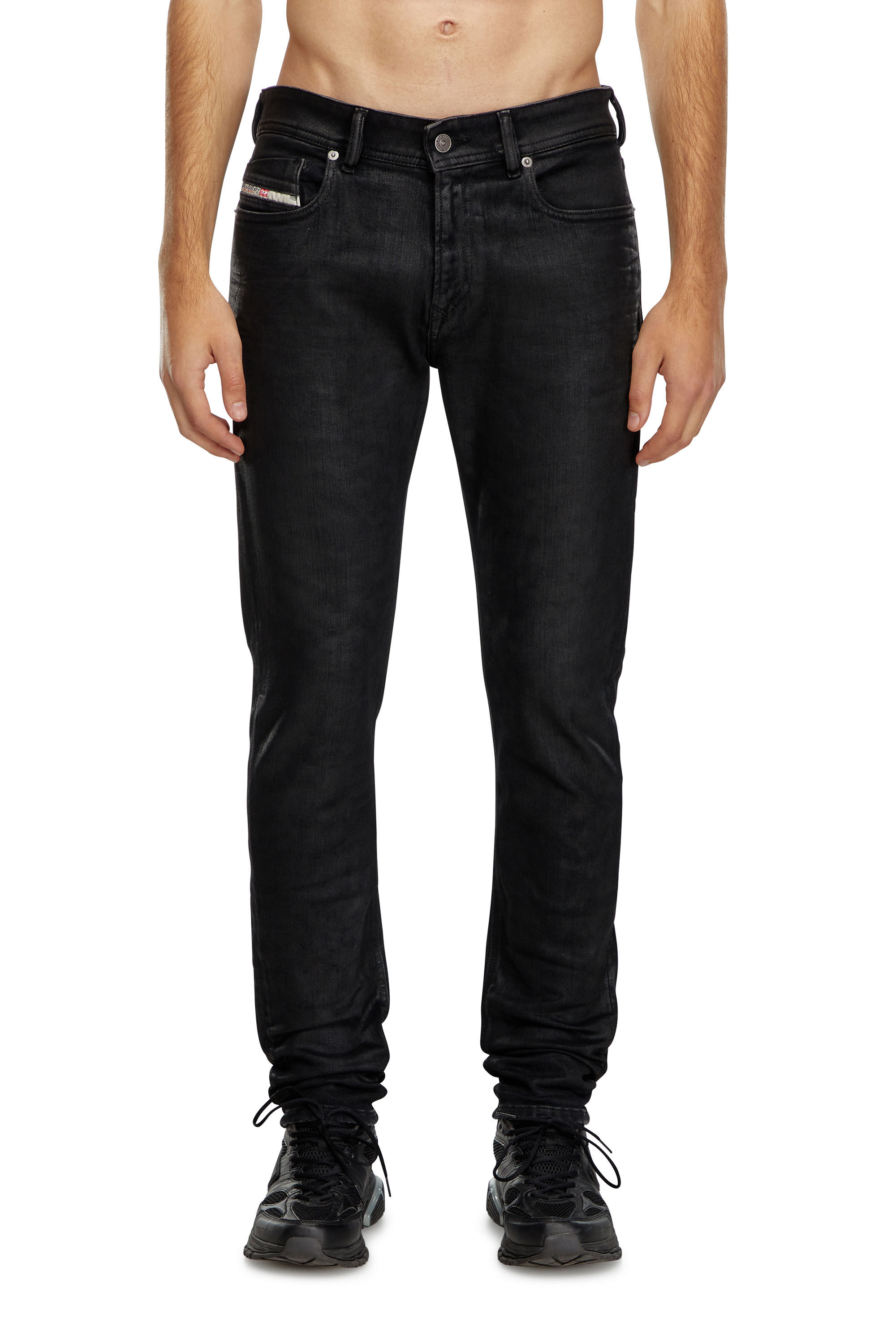 Men's Skinny Jeans | Black/Dark grey | Diesel 1979 Sleenker