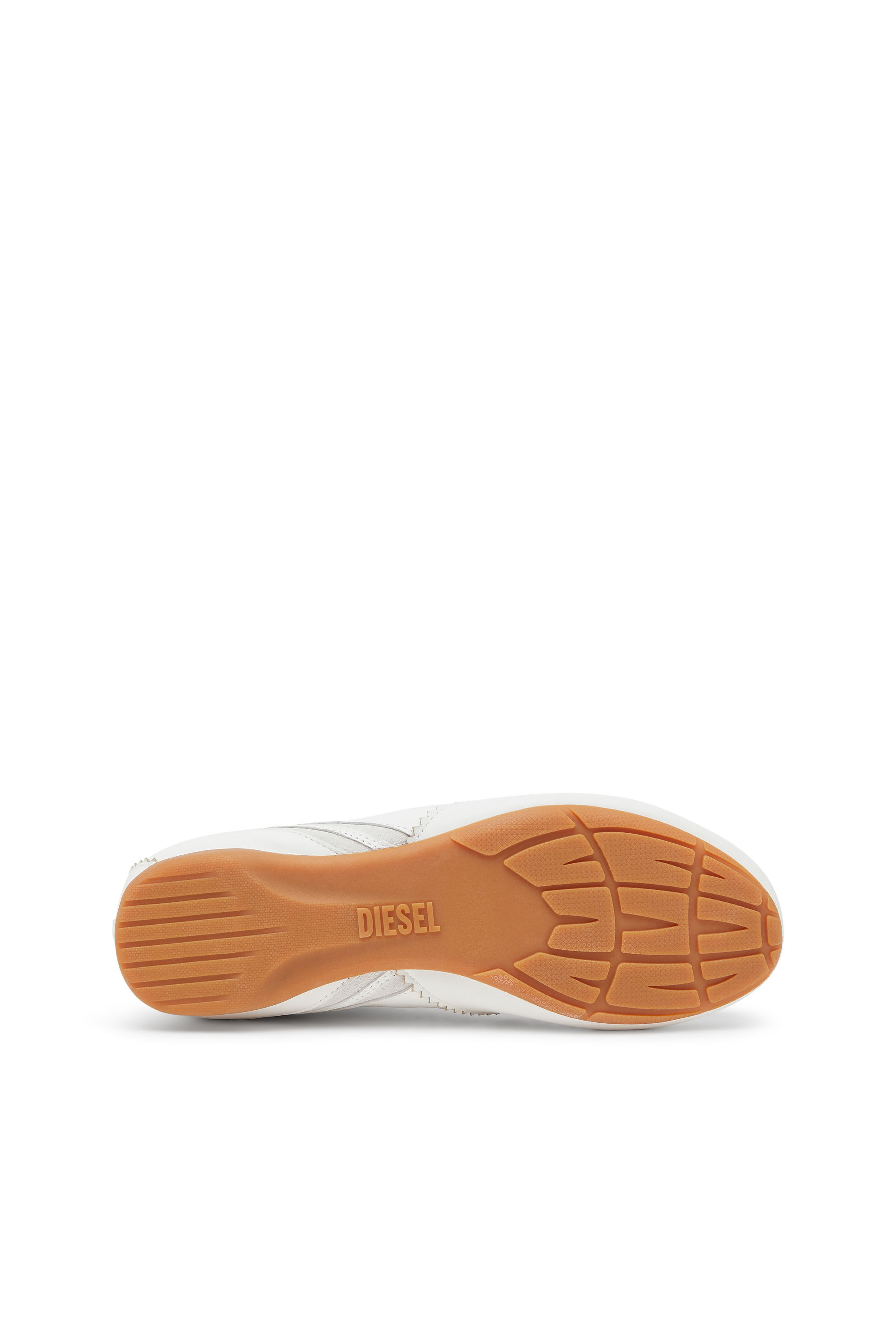 Women's D-Mile-Flat sneakers in leather and suede | White | Diesel