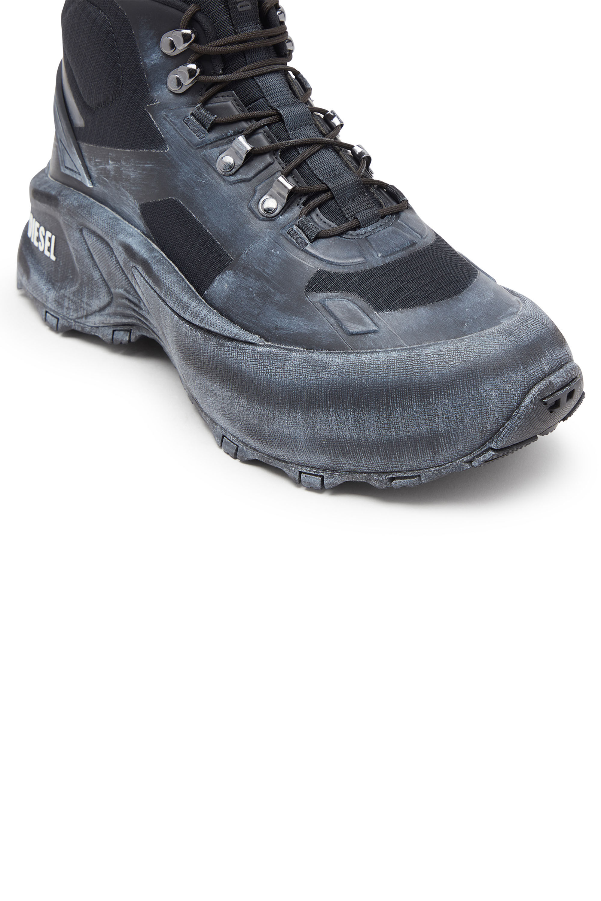 Men's D-Cage Hiking - Sneaker chuncky high-top | Black | Diesel