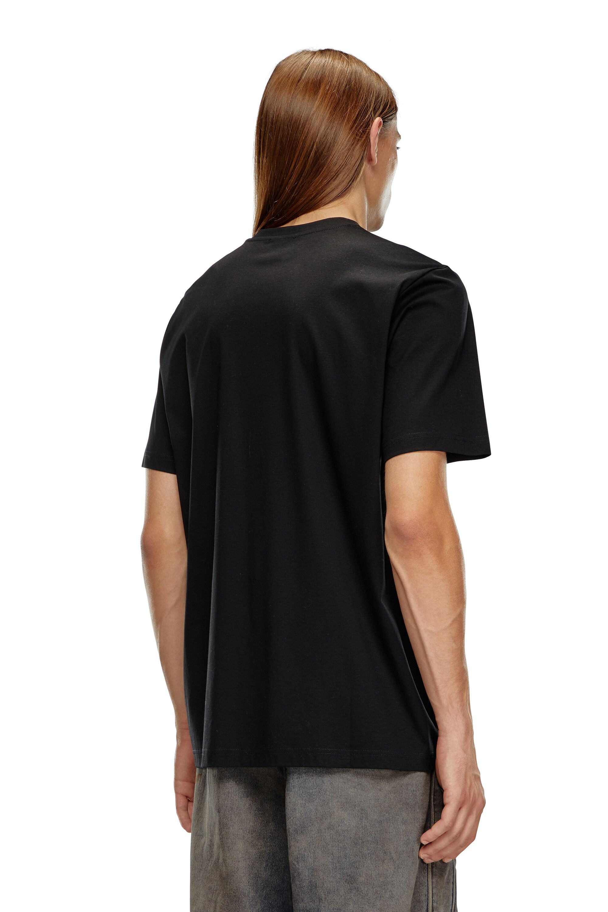 T-JUST-DOVAL-PJ: T-shirt with oval D patch | Diesel