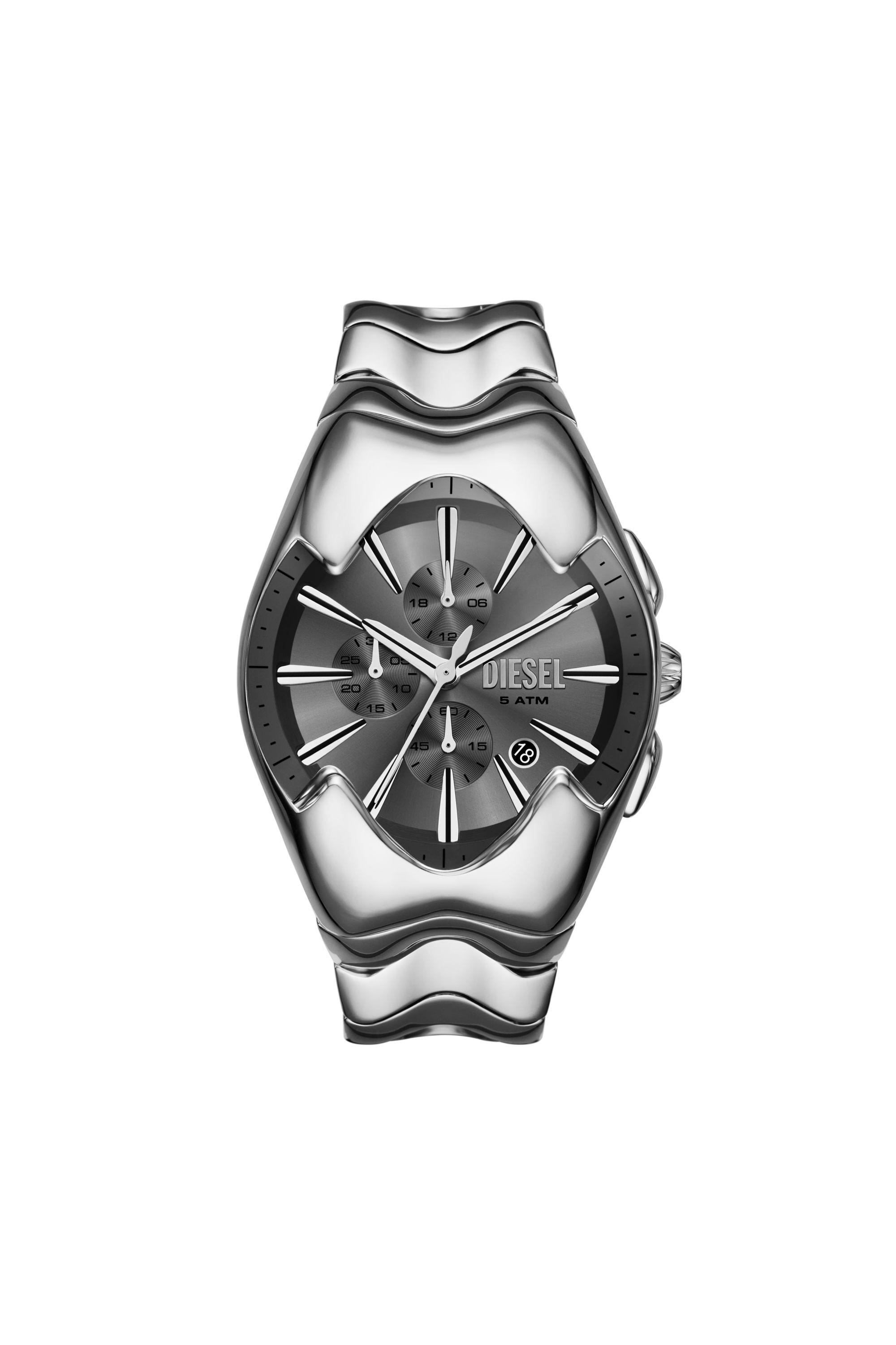 Men's Diesel Mercurial Chronograph Stainless Steel Watch | Silver