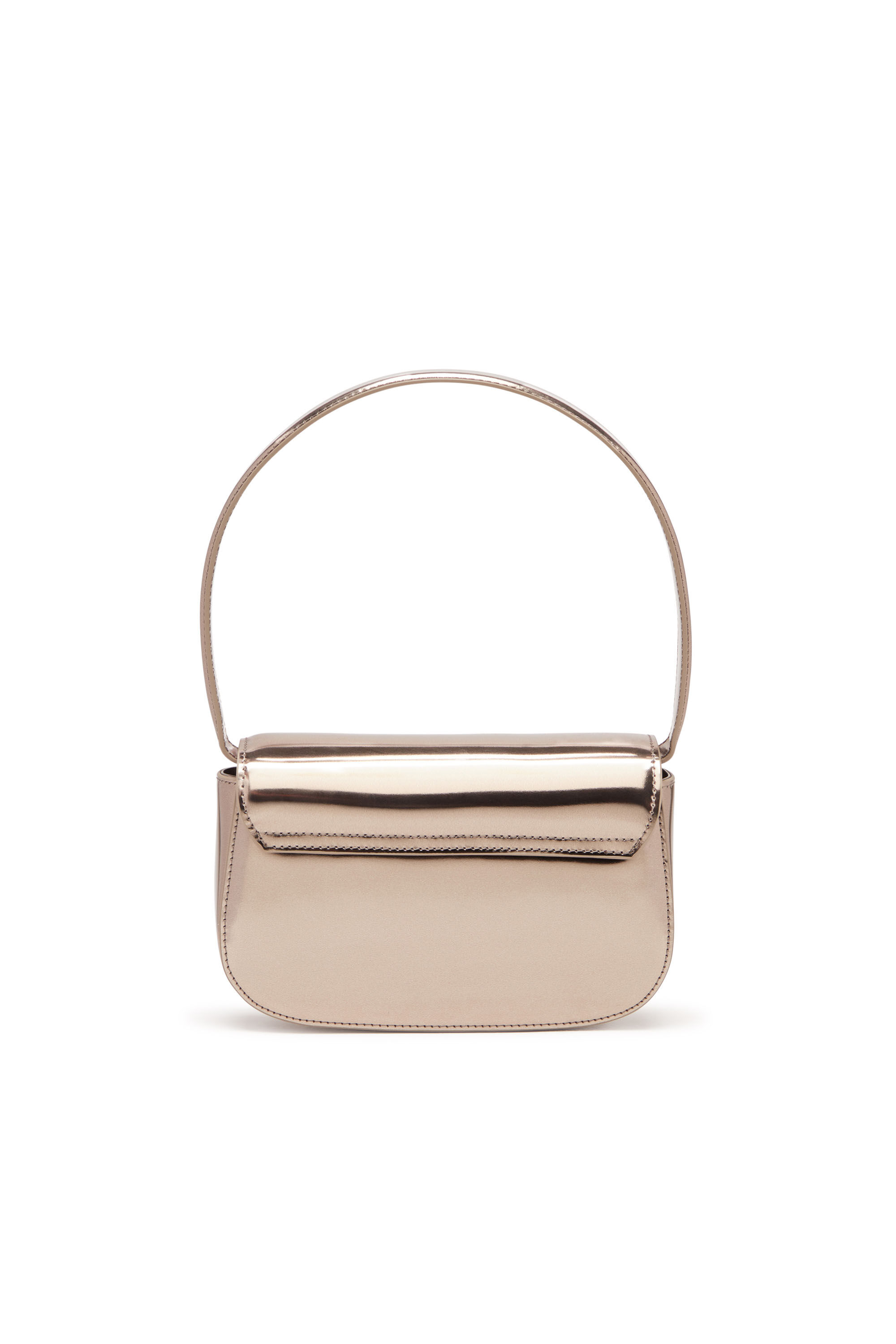 Women's 1DR-Iconic shoulder bag in mirrored leather | Brown Women's 1DR-Iconic shoulder bag in mirrored leather | Brown
