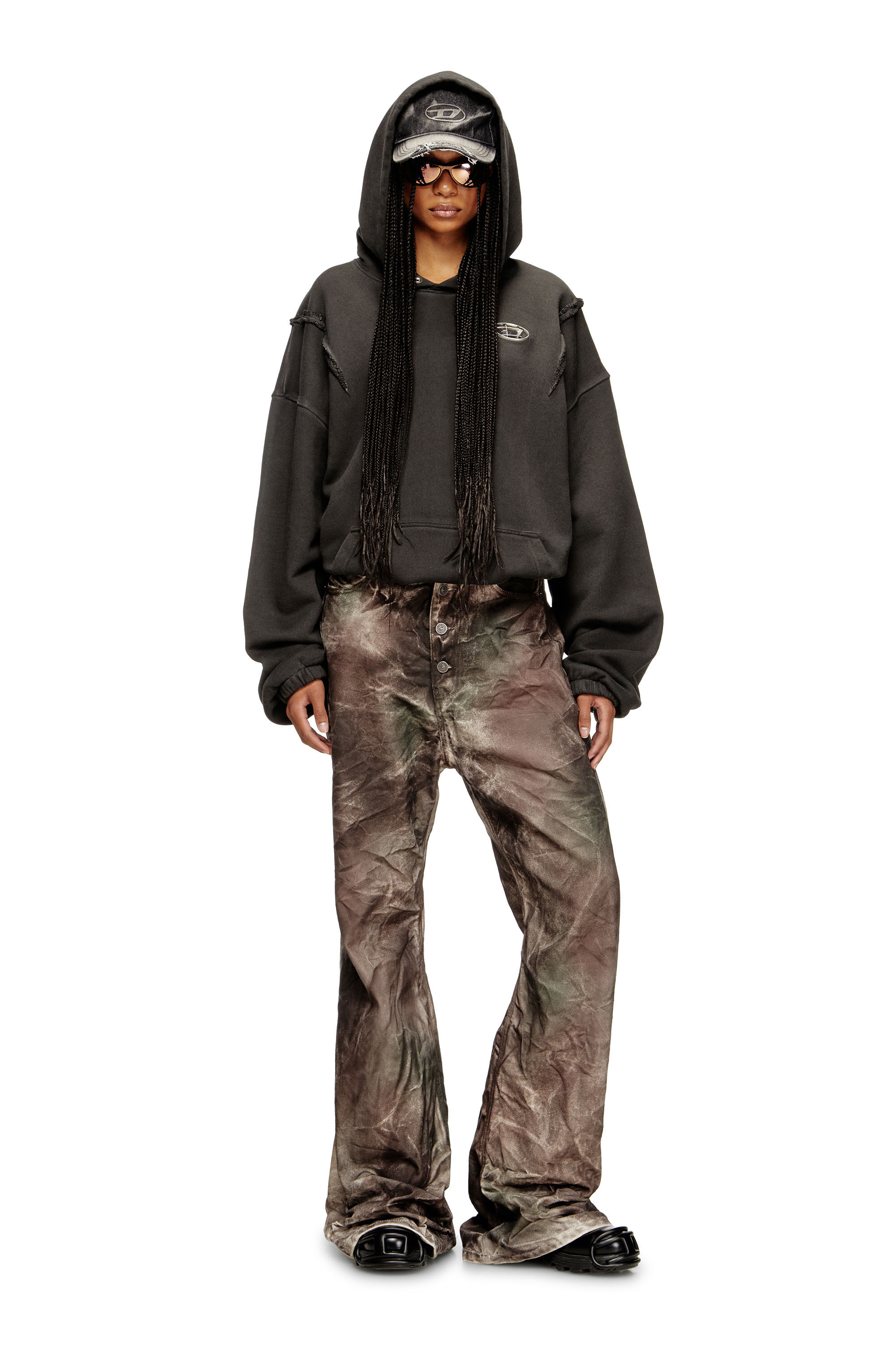 P-THUG-PANT, Brown/Green