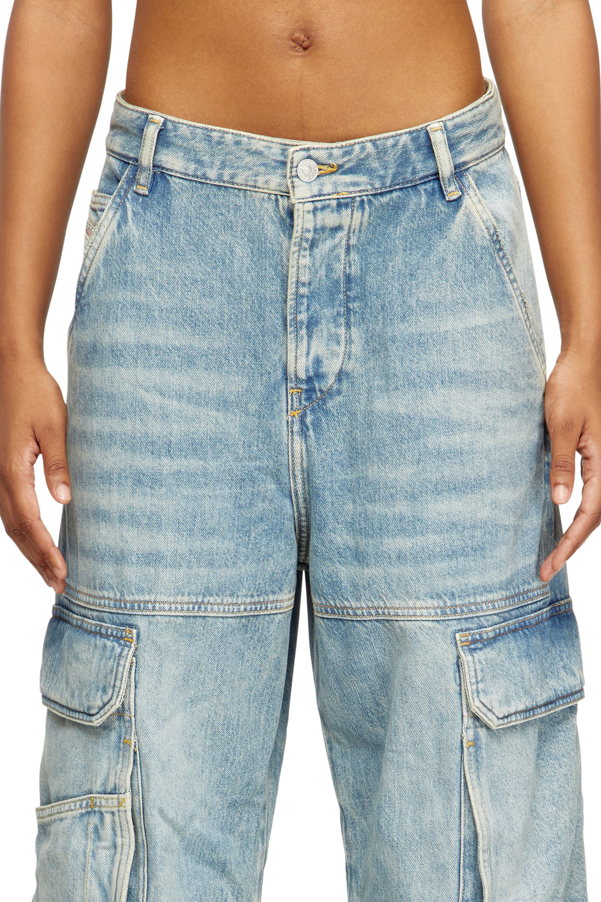 Women's Relaxed Jeans | Light Blue | Diesel 1996 D-Sire