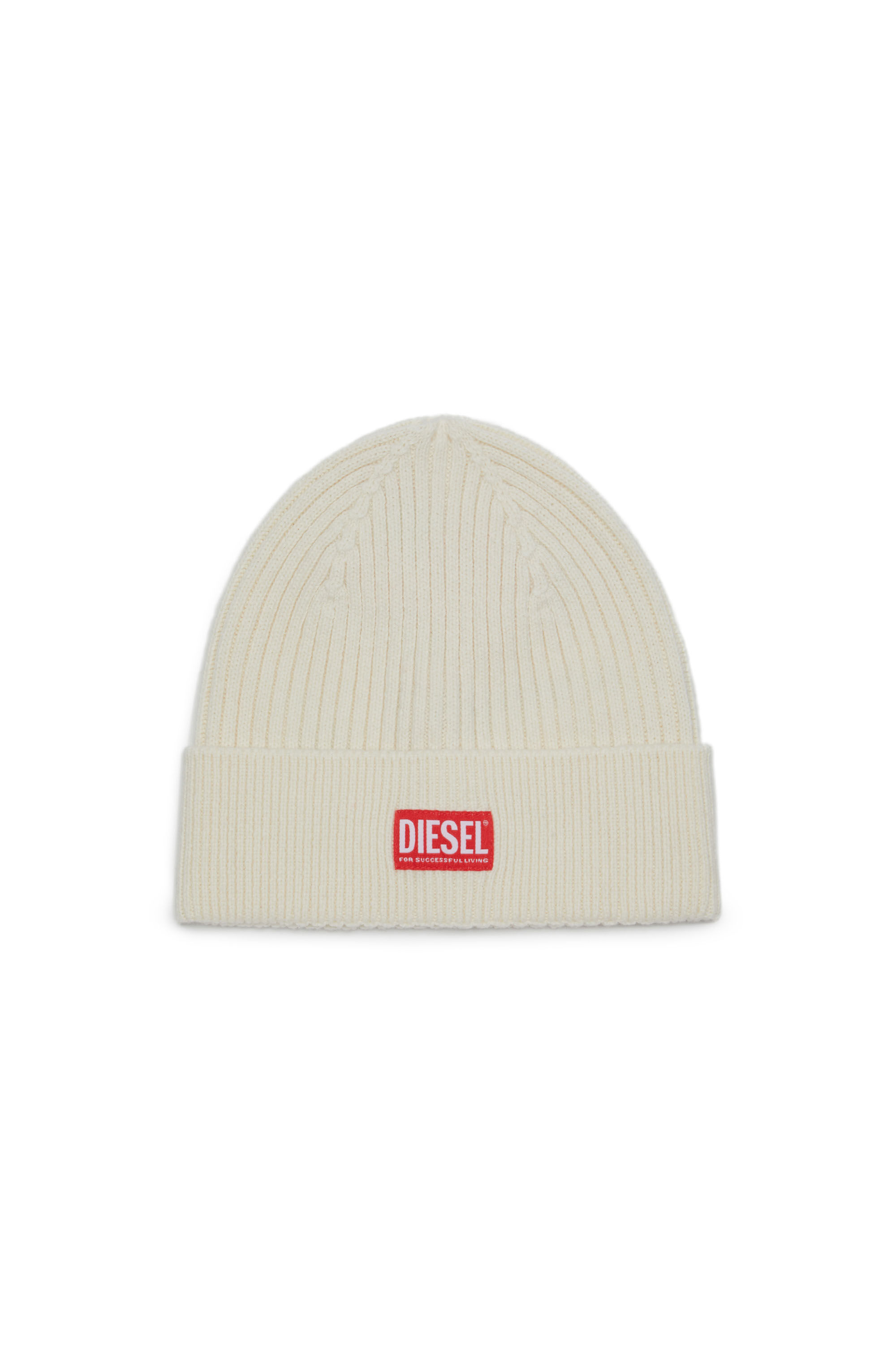 K-CODER-H 2X2 : Ribbed beanie with logo patch | Diesel