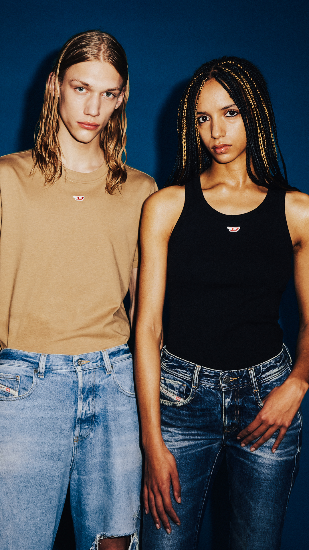T-shirt with D patch