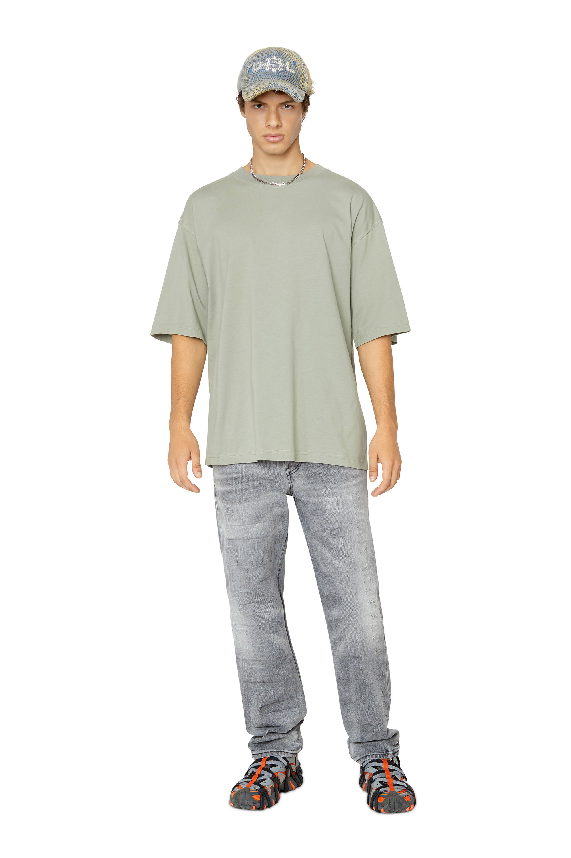 Diesel - T-BOGGY-MEGOVAL, Light Grey - Image 2