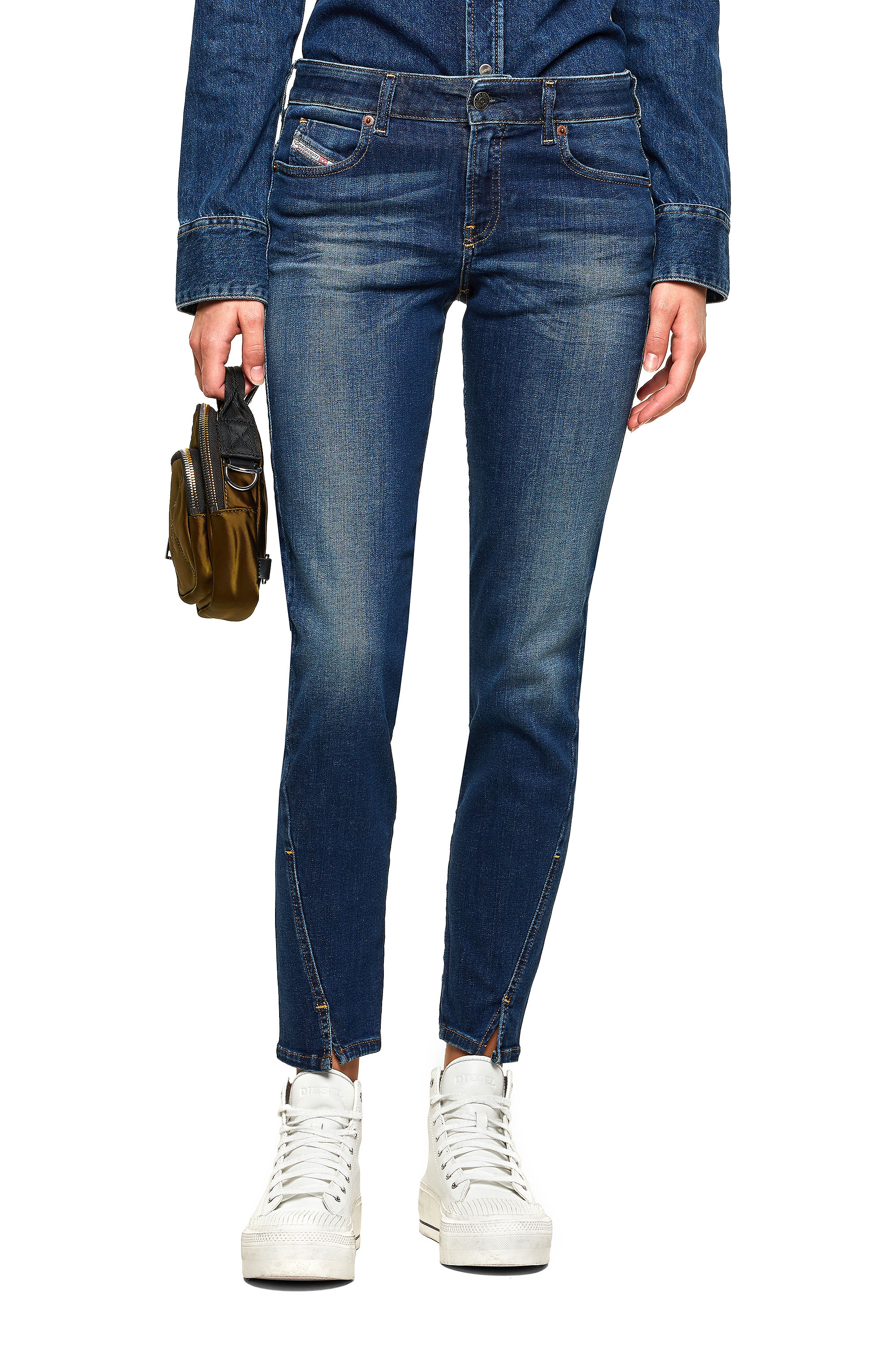 D-Jevel 009HL, Dark Blue Diesel - D-Jevel 009HL, Dark Blue - Jeans - Image 1