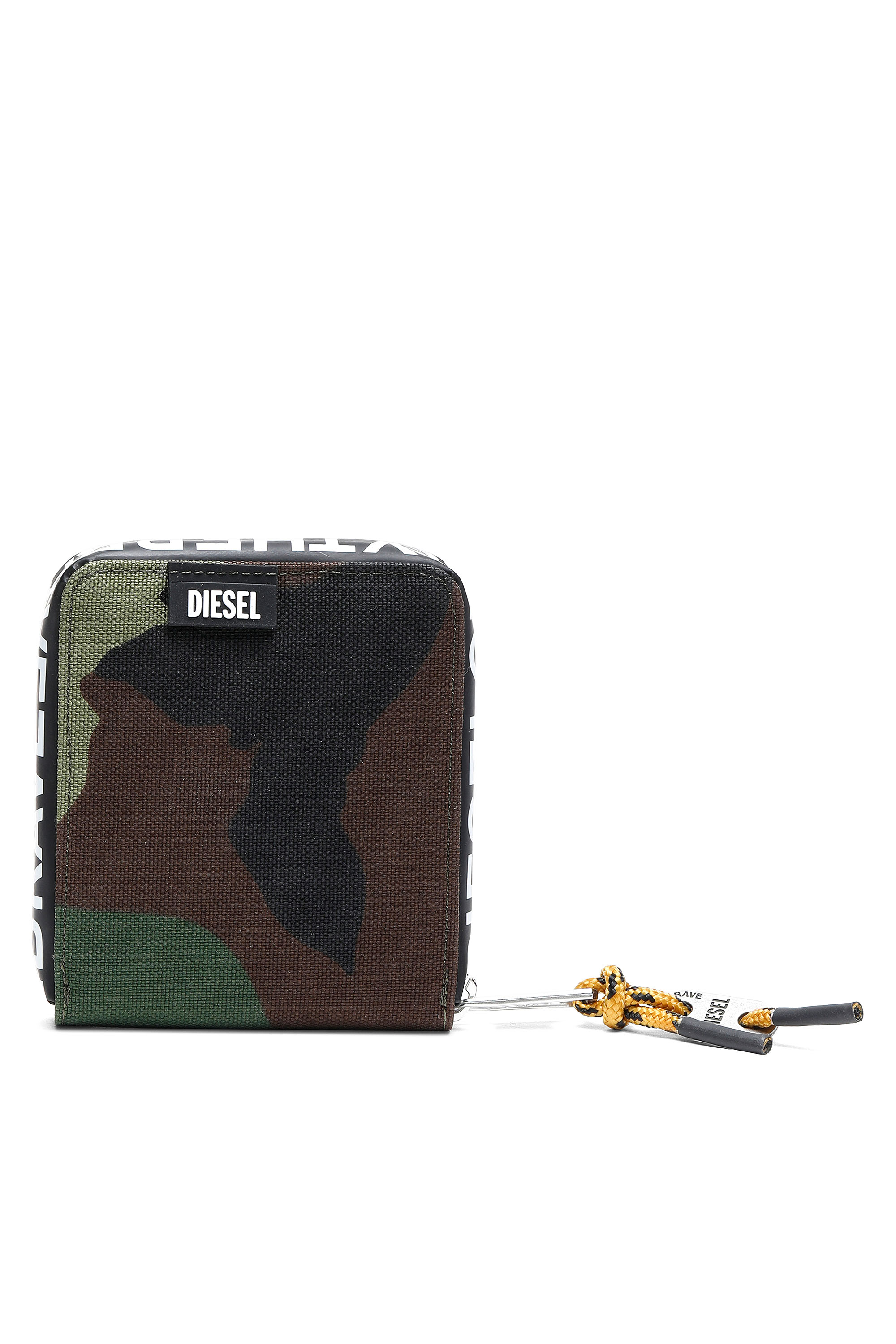 HIRESH XS ZIPPI, Multicolor/Brown Diesel - HIRESH XS ZIPPI, Multicolor/Brown - Zip-Round Wallets - Image 1