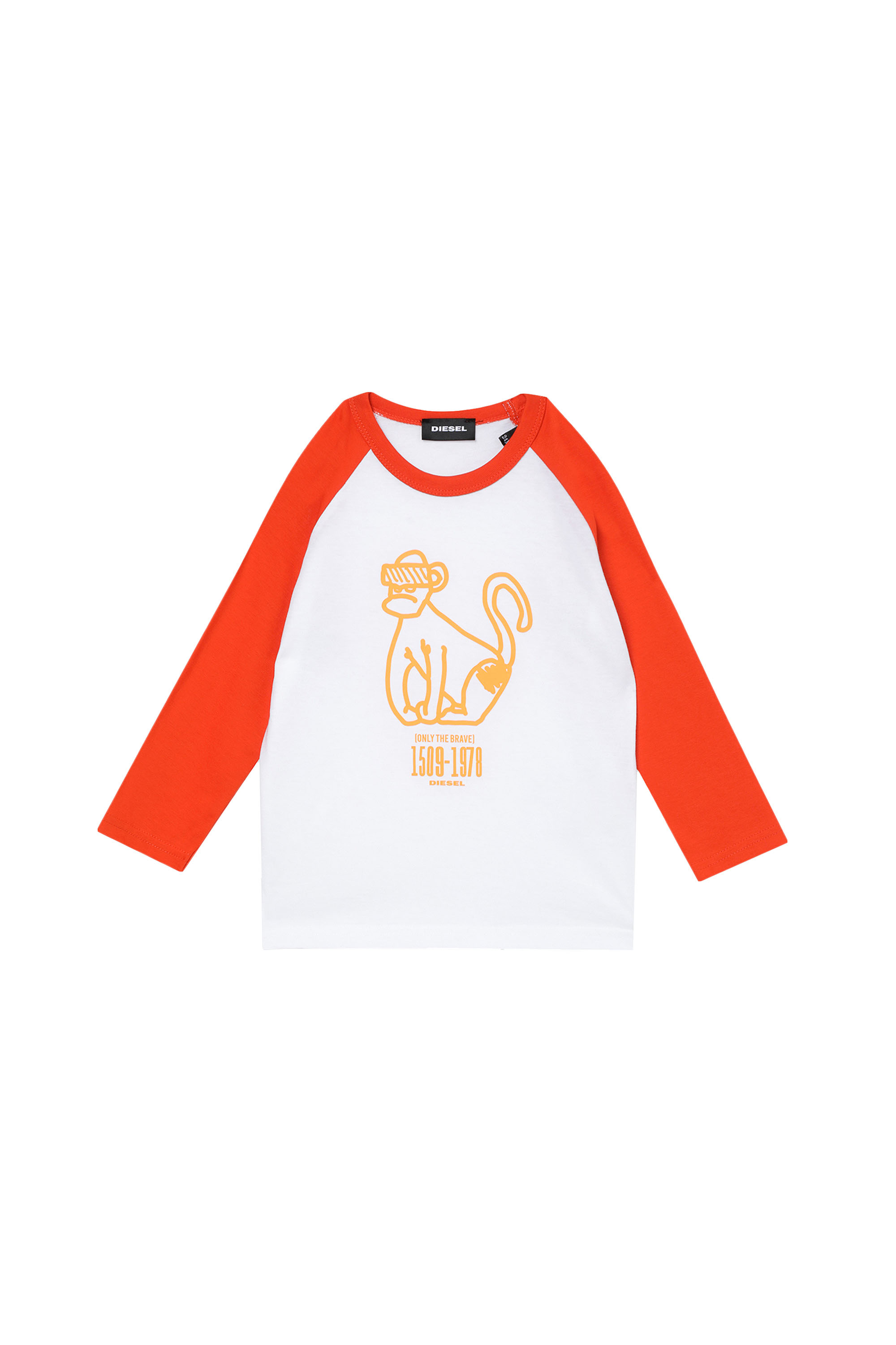 TBALYB-R, White/Orange Diesel - TBALYB-R, White/Orange - T-shirts and Tops - Image 1