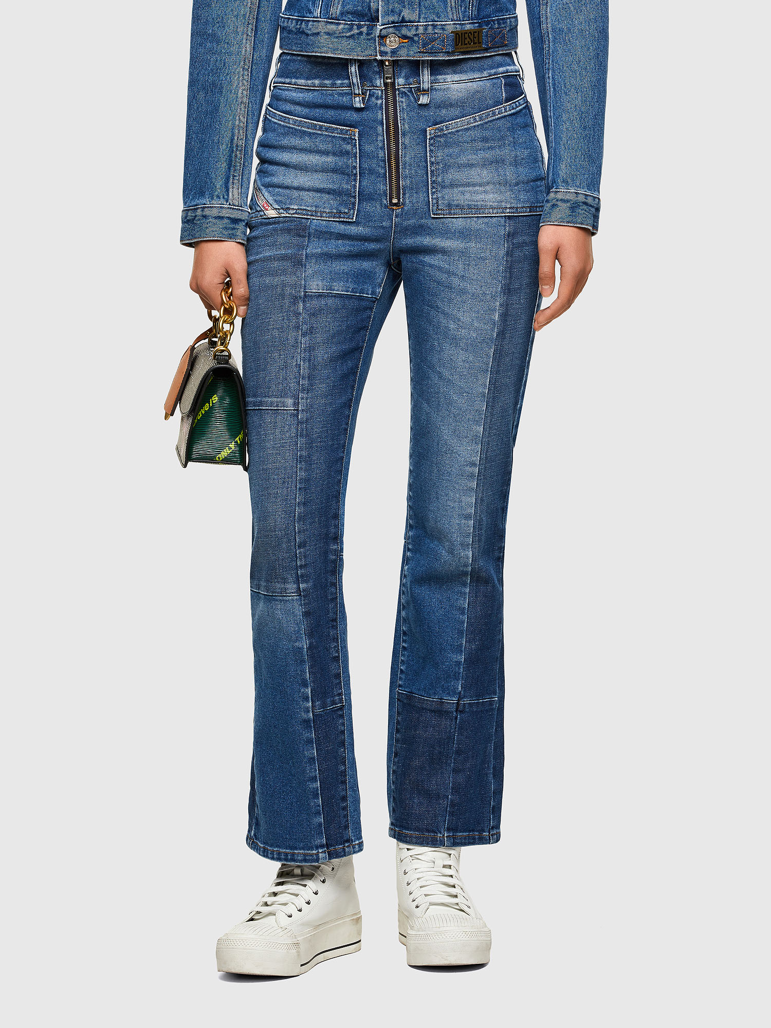 D-Earlie 009NP, Medium blue Diesel - D-Earlie 009NP, Medium blue - Jeans - Image 1