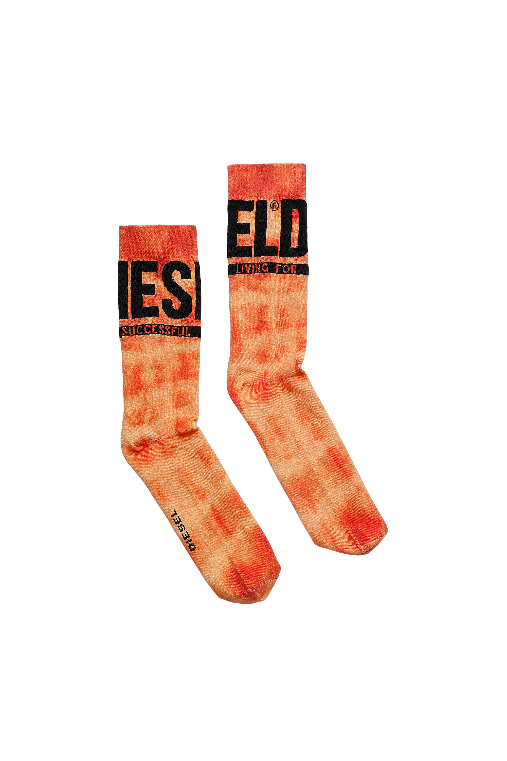 SKM-HERMINE, Orange Diesel - SKM-HERMINE, Orange - Socks - Image 1