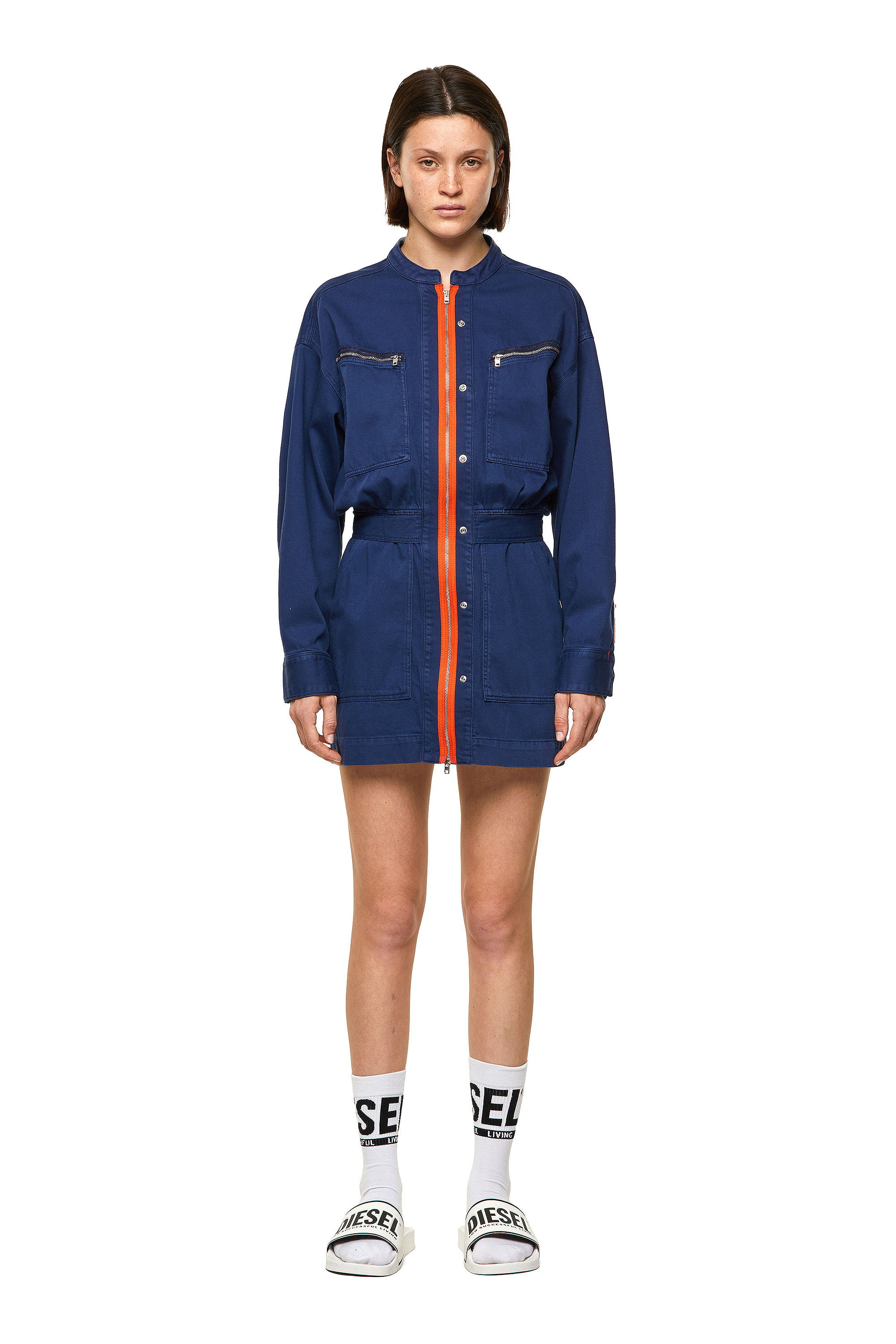 DE-ANGELICA-SP, Blue Diesel - DE-ANGELICA-SP, Blue - Dresses - Image 1