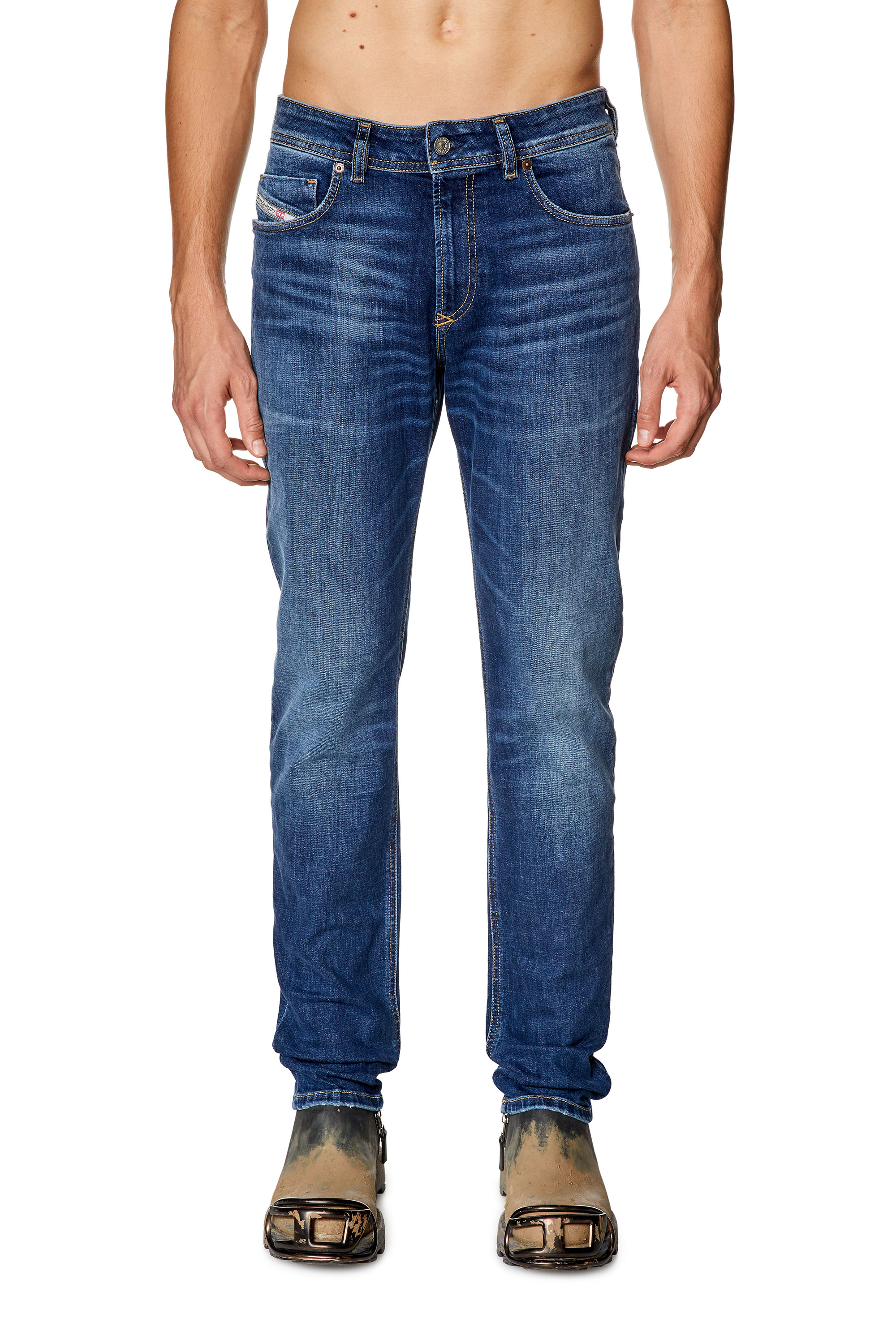 Diesel - Man Skinny Jeans 1979 Sleenker 09H63, Dark Blue - Image 1