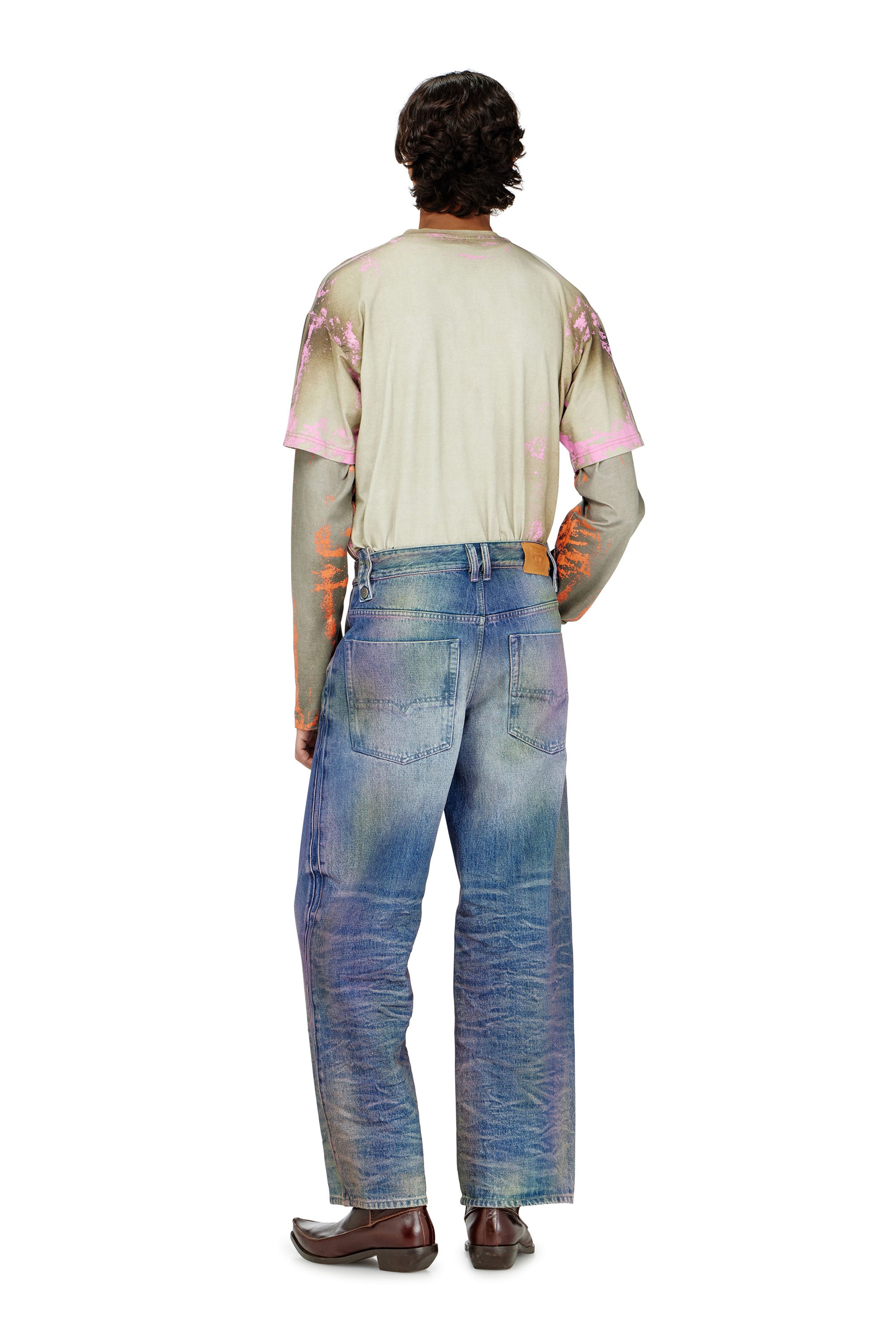Diesel - Unisex's Relaxed Jeans 1982 D-Hakou 007FW, Medium blue - 4