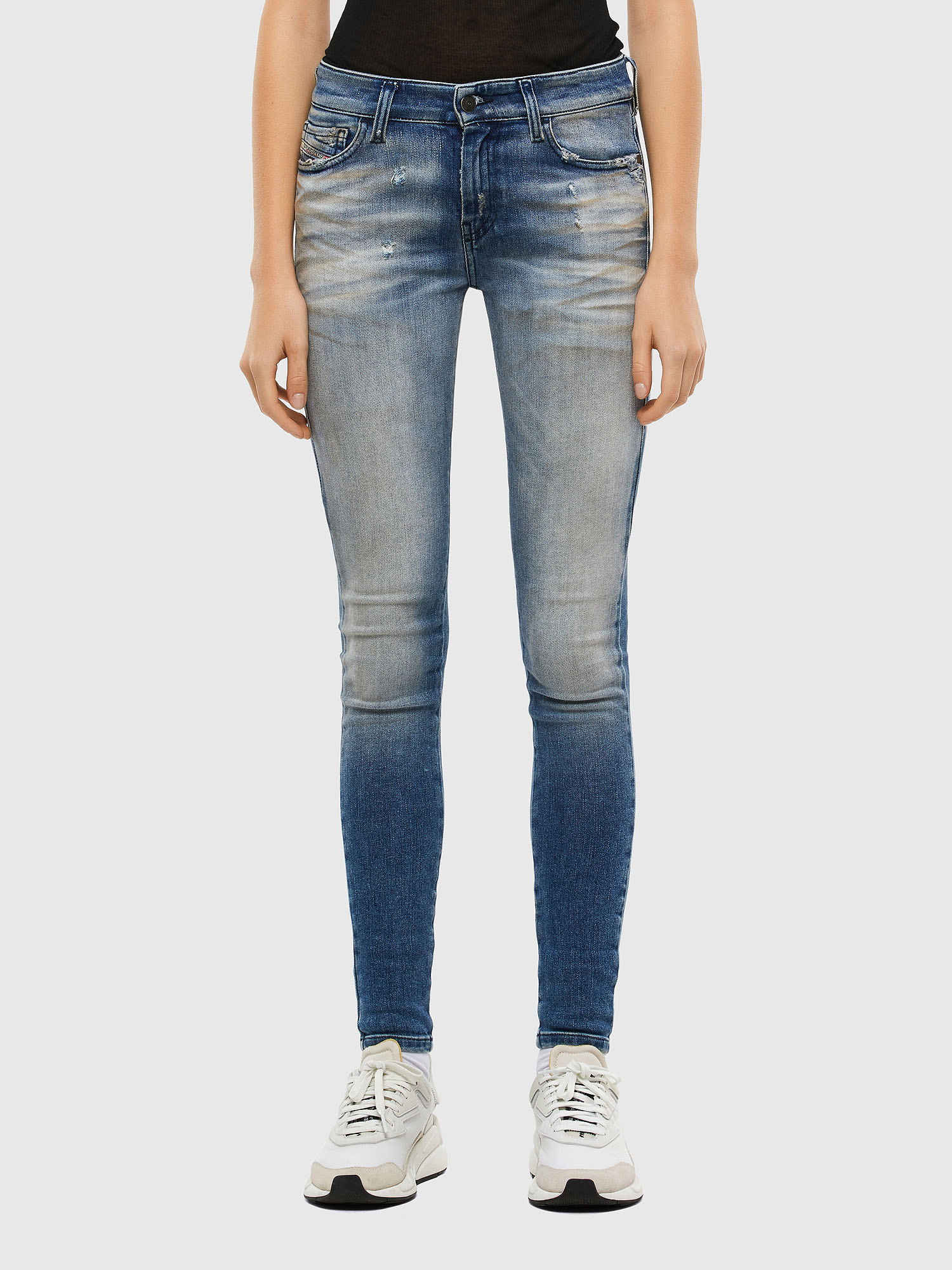 Slandy 009JJ, Medium blue Diesel - Slandy 009JJ, Medium blue - Jeans - Image 1