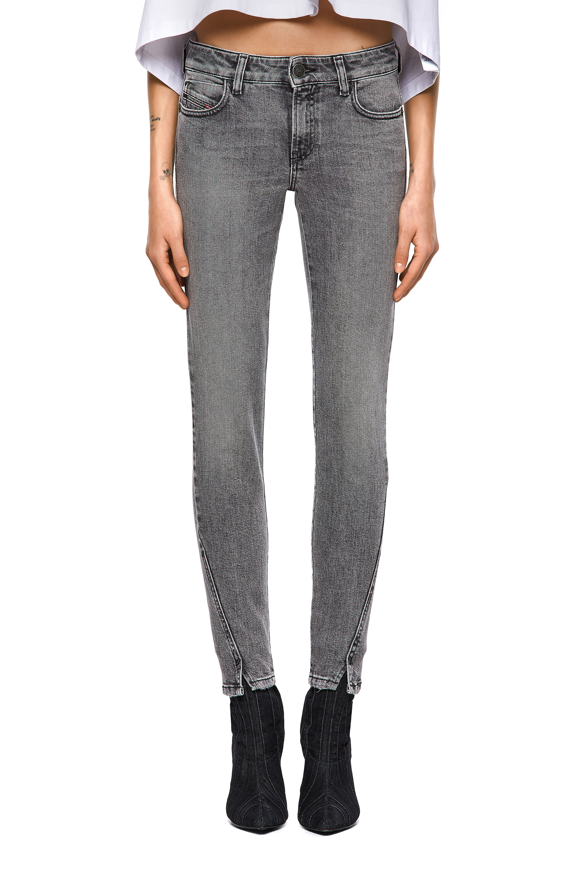 D-Jevel 09A72, Light Grey Diesel - D-Jevel 09A72, Light Grey - Jeans - Image 1