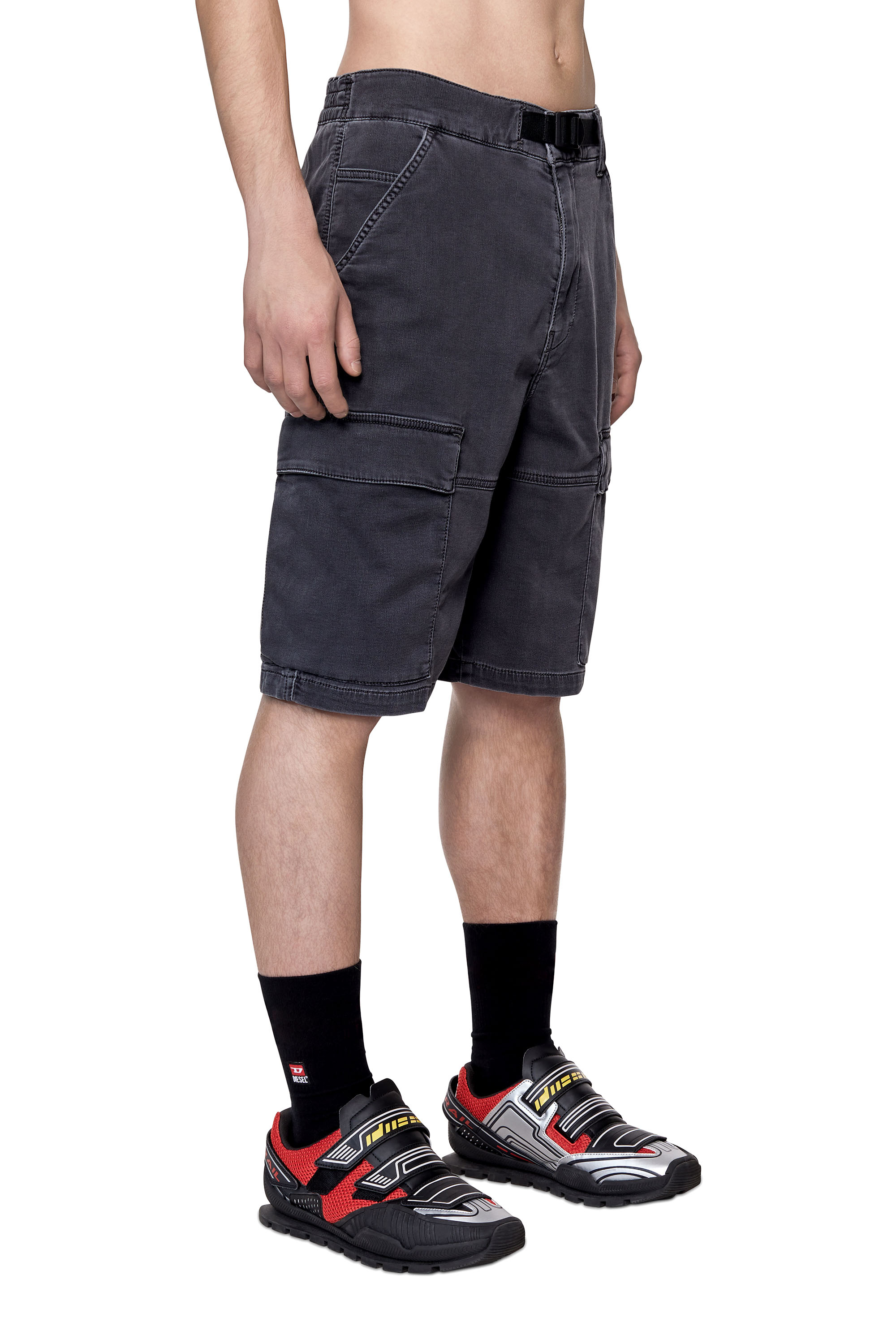 Short en matériaux mixtes Coton DIESEL pour homme Homme Vêtements Shorts Shorts casual 