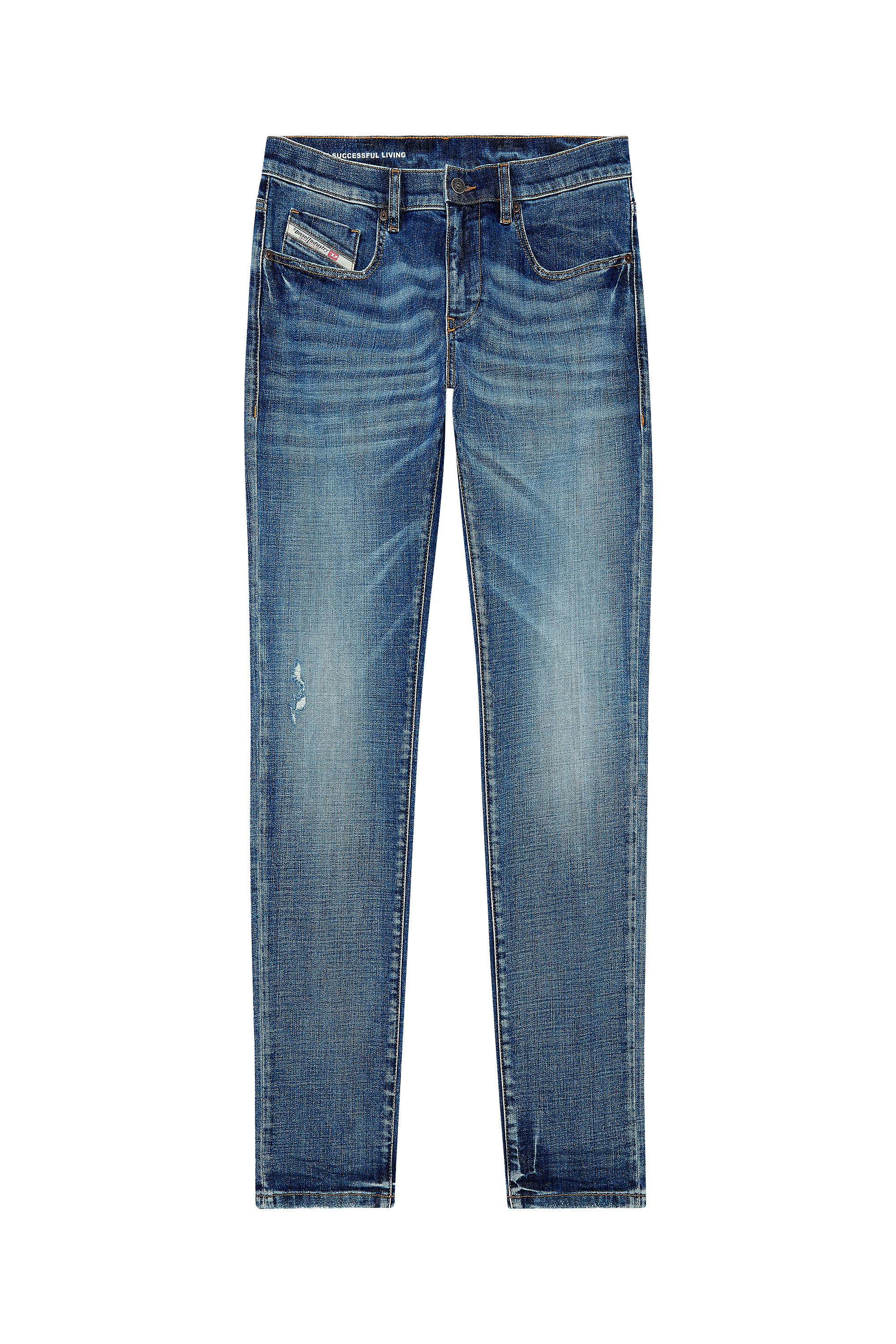 Diesel - Man's Slim Jeans 2019 D-Strukt 0DQAA, Dark Blue - 3