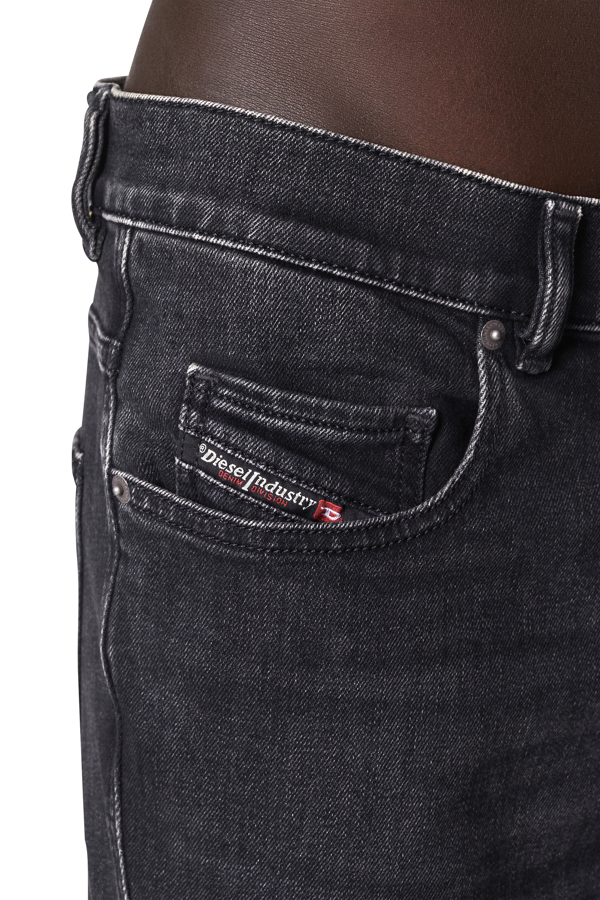 Diesel - Bootcut Jeans 2021 D-Vocs 09B83, Black/Dark grey - Image 3